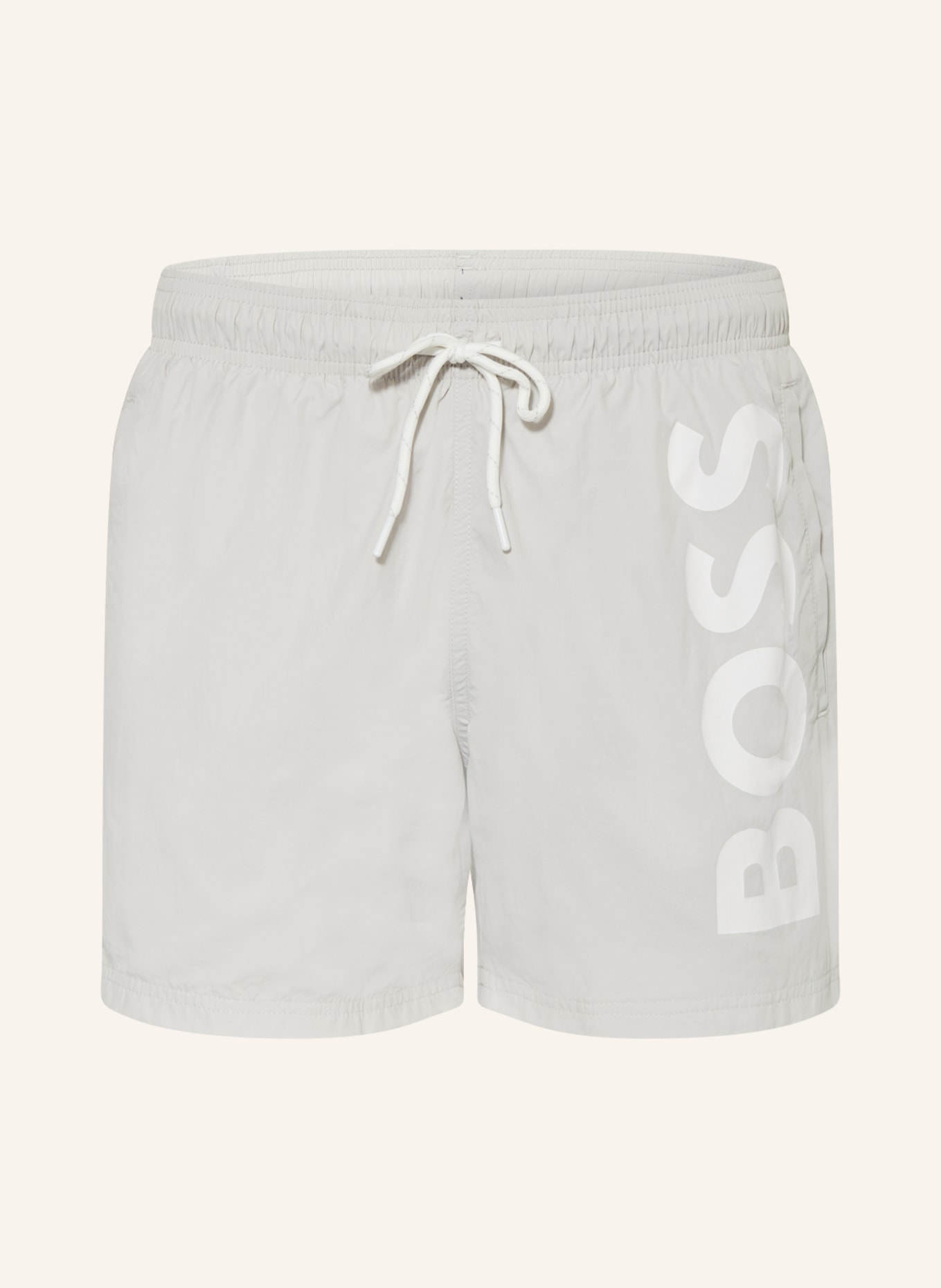 BOSS Swim shorts OCTOPUS, Color: LIGHT GRAY/ WHITE (Image 1)