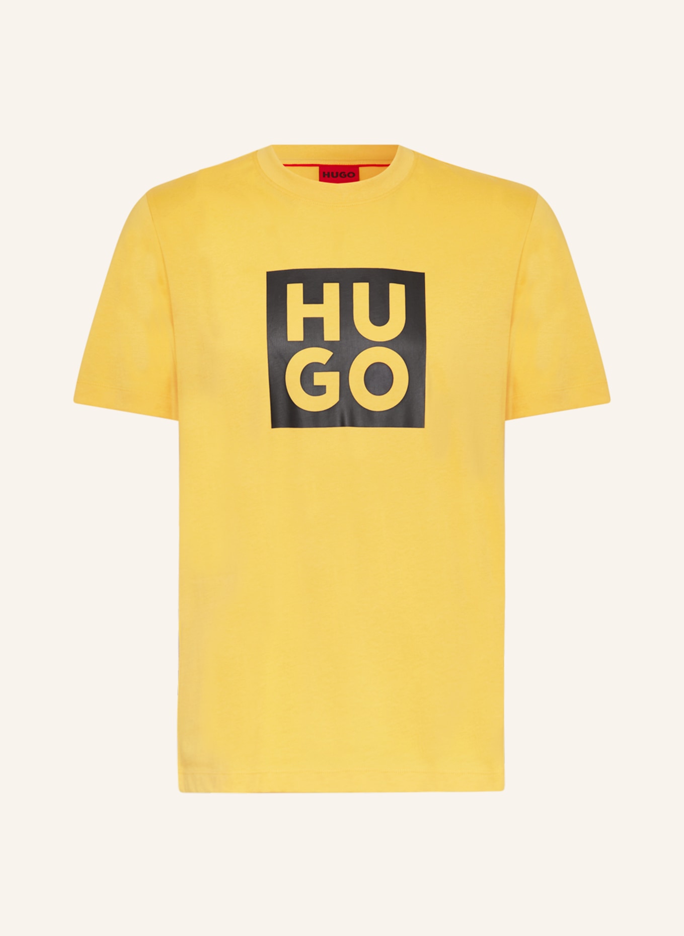 HUGO T-shirt DALTOR, Color: DARK YELLOW (Image 1)
