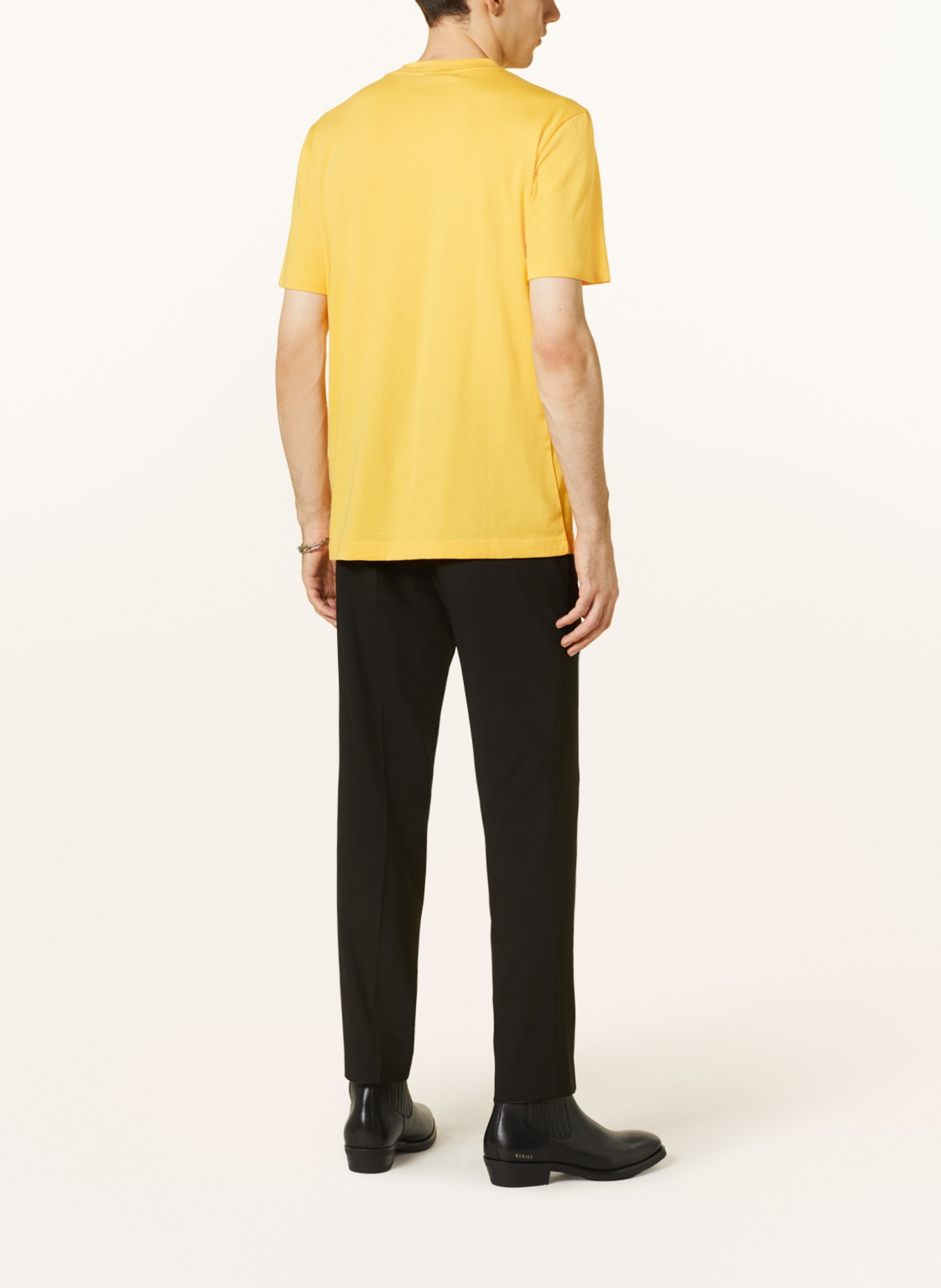 HUGO T-Shirt DALTOR, Farbe: DUNKELGELB (Bild 3)