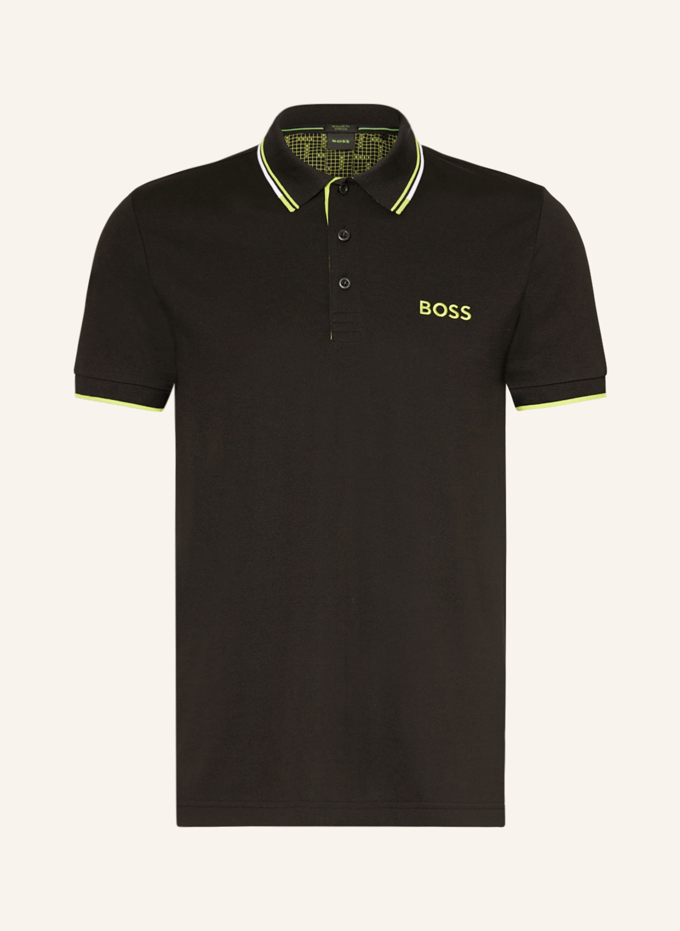 BOSS Funkcyjna koszulka polo PADDY PRO regular fit, Kolor: CZARNY (Obrazek 1)