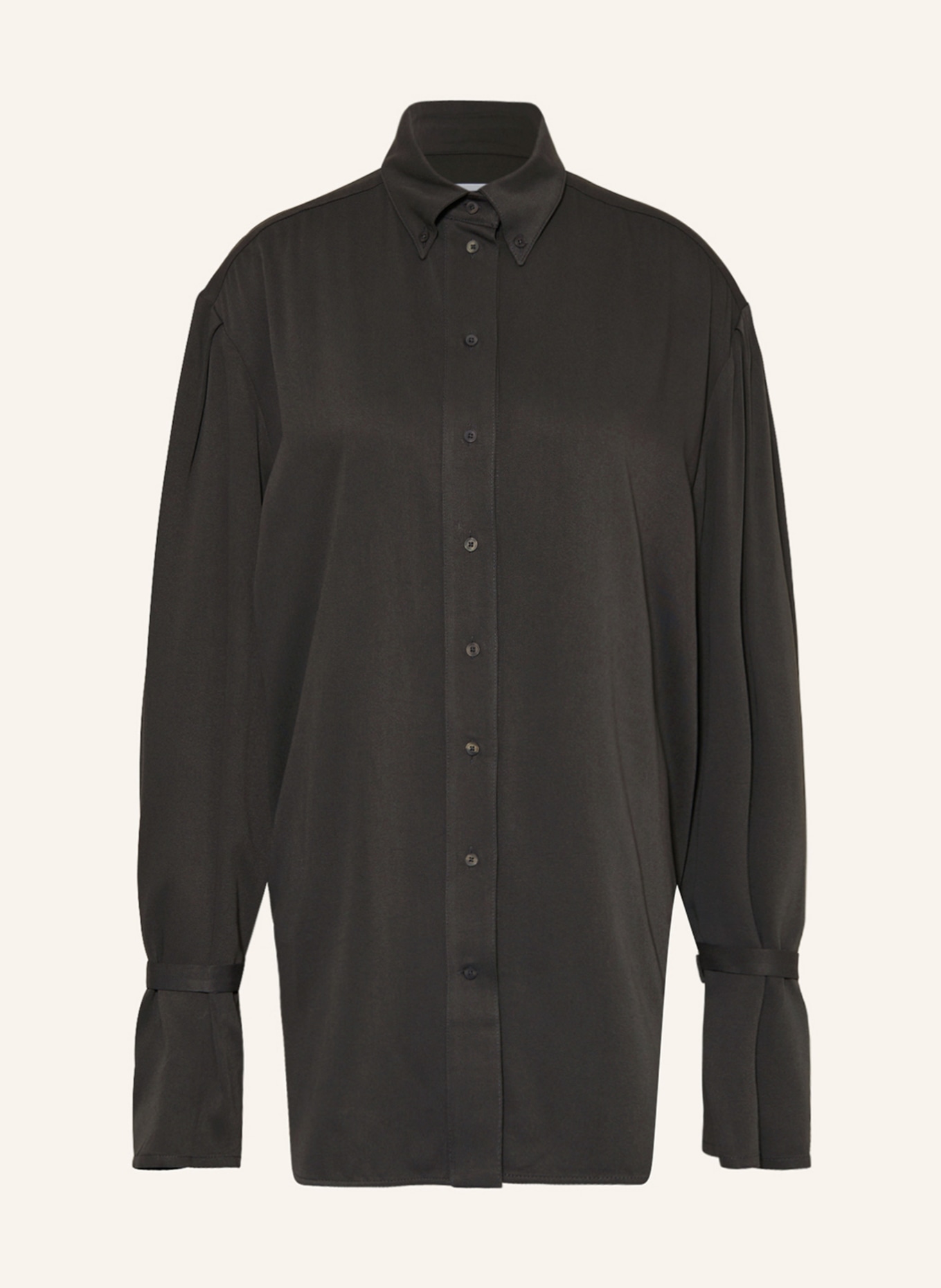 black palms Shirt blouse FELICIA, Color: DARK GRAY (Image 1)