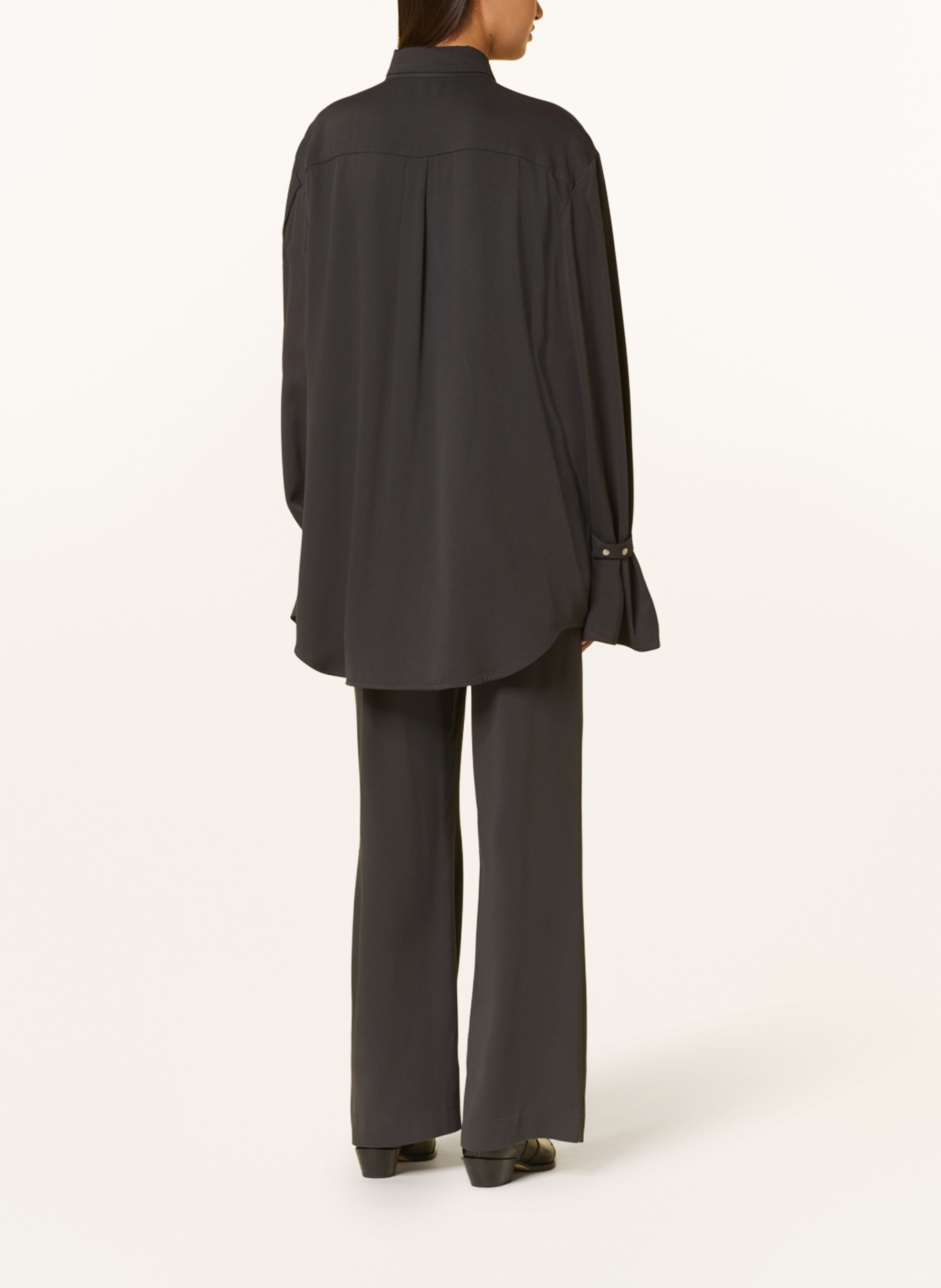 black palms Shirt blouse FELICIA, Color: DARK GRAY (Image 3)