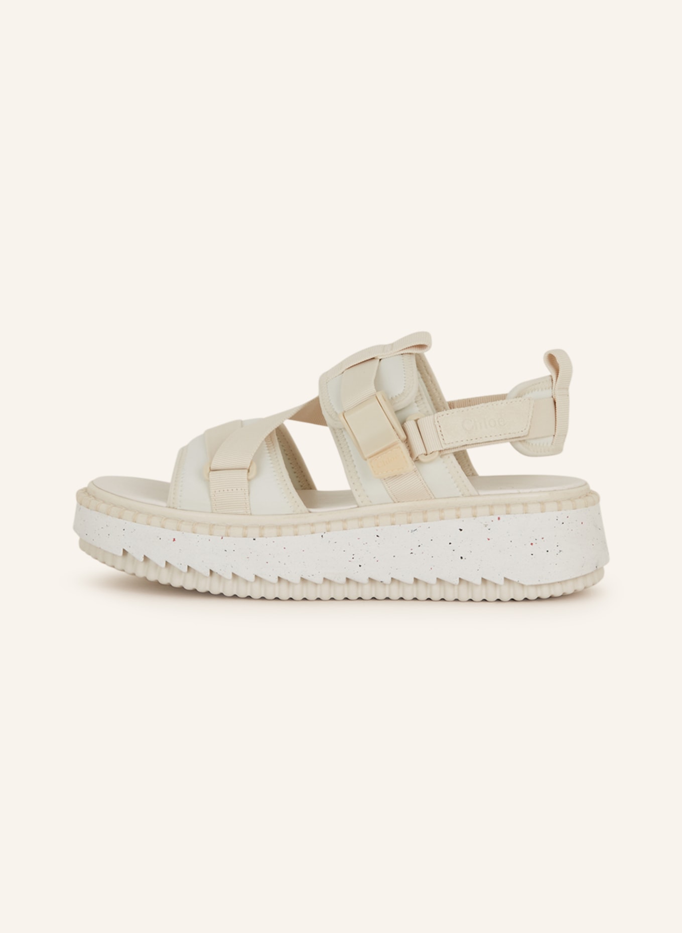 Chloe sandals online cream