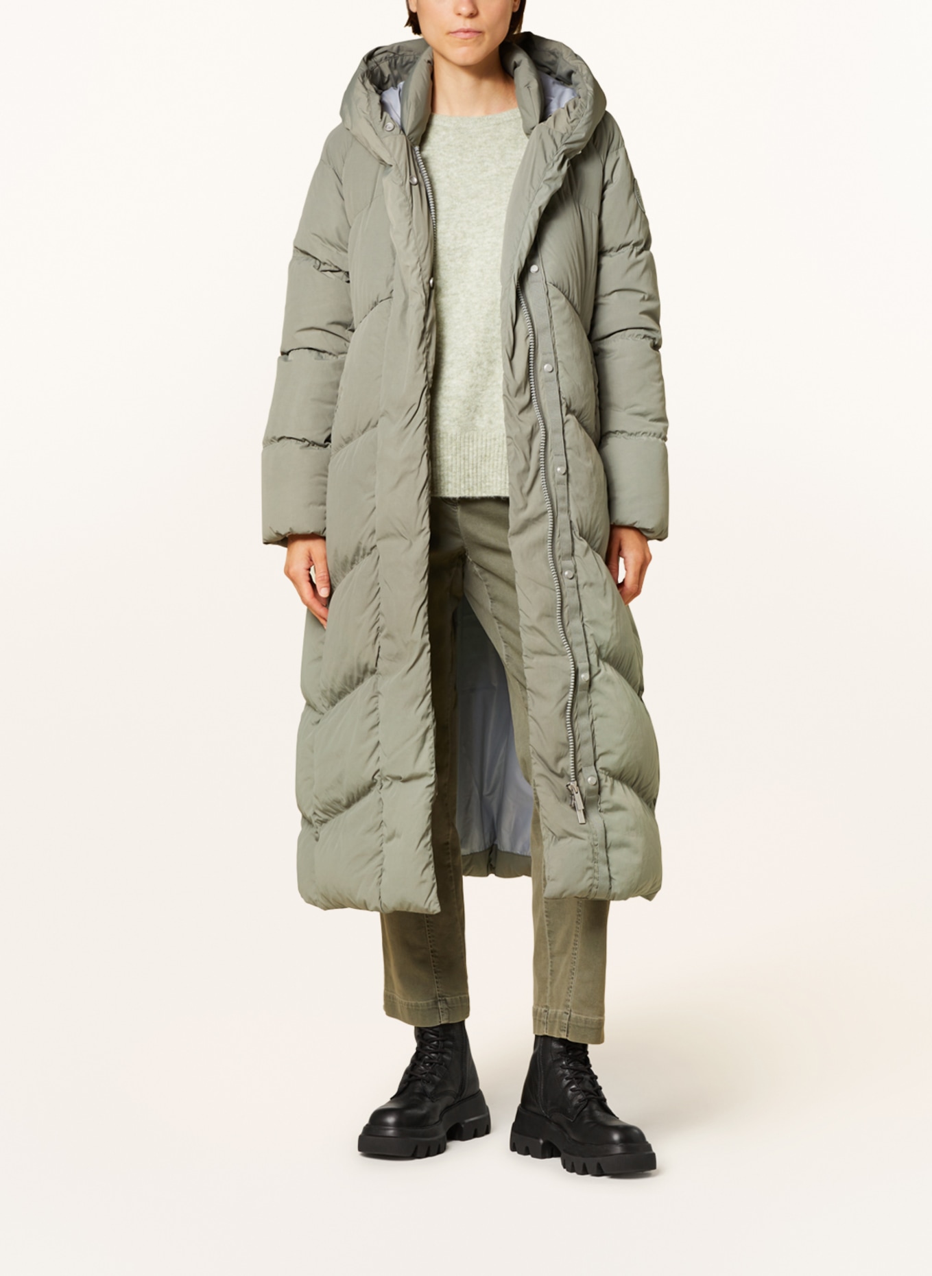 CANADA GOOSE Down coat MARLOW, Color: LIGHT GREEN (Image 2)
