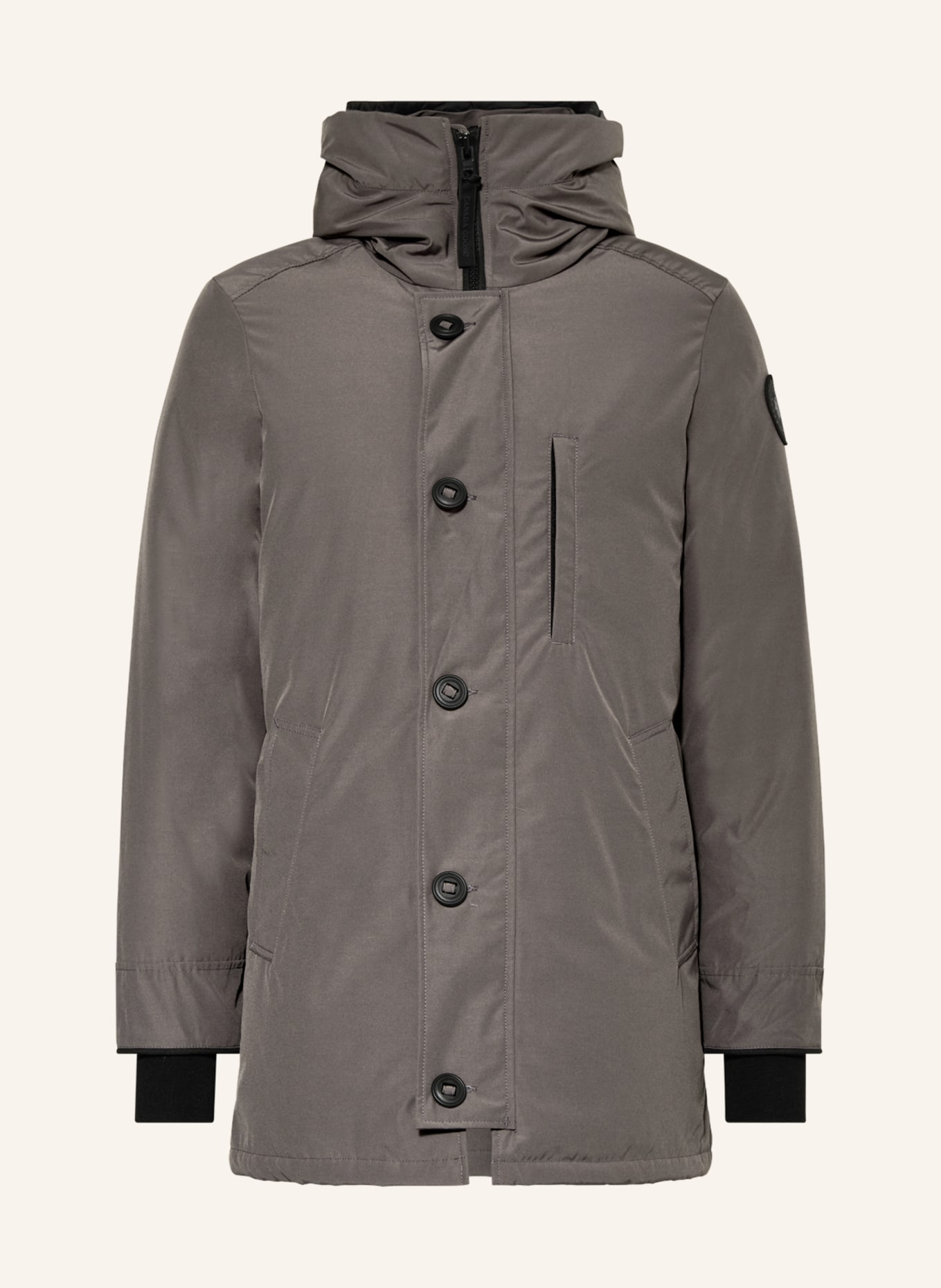 CANADA GOOSE Down parka CHATEAU with detachable hood, Color: GRAY (Image 1)