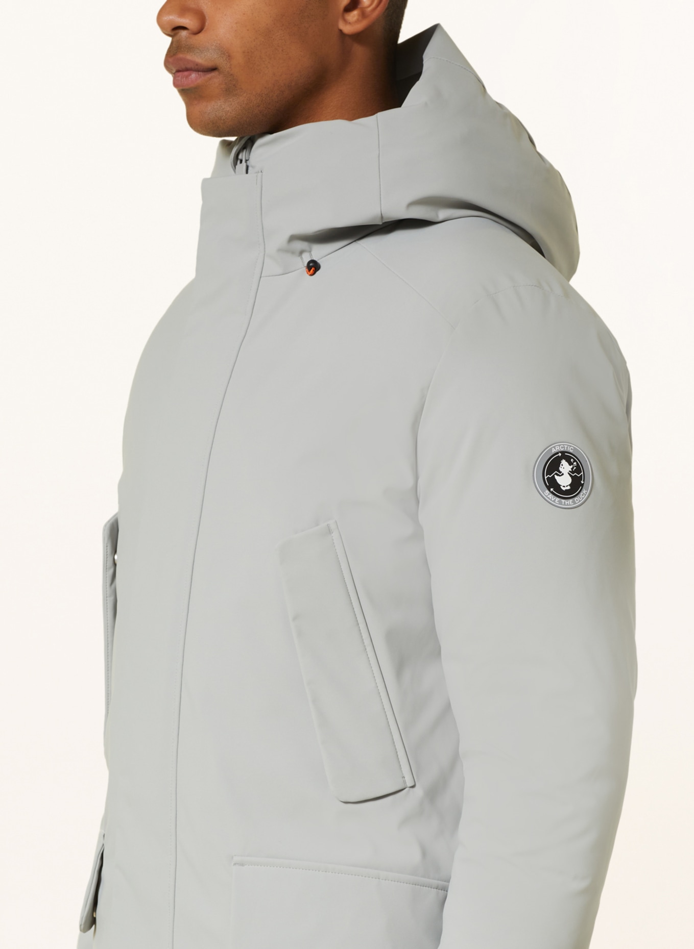 SAVE THE DUCK Parka WILSON, Color: LIGHT GRAY (Image 5)