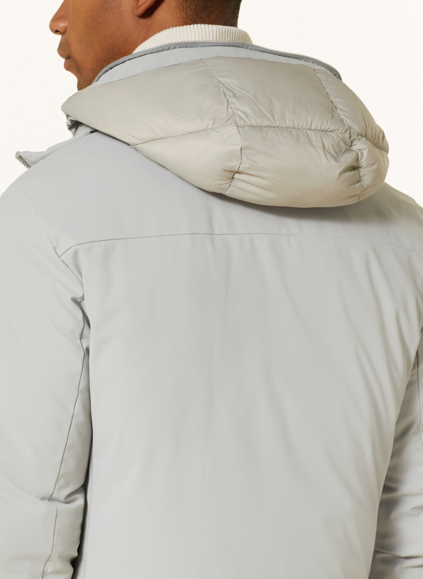 SAVE THE DUCK Parka WILSON, Color: LIGHT GRAY (Image 6)