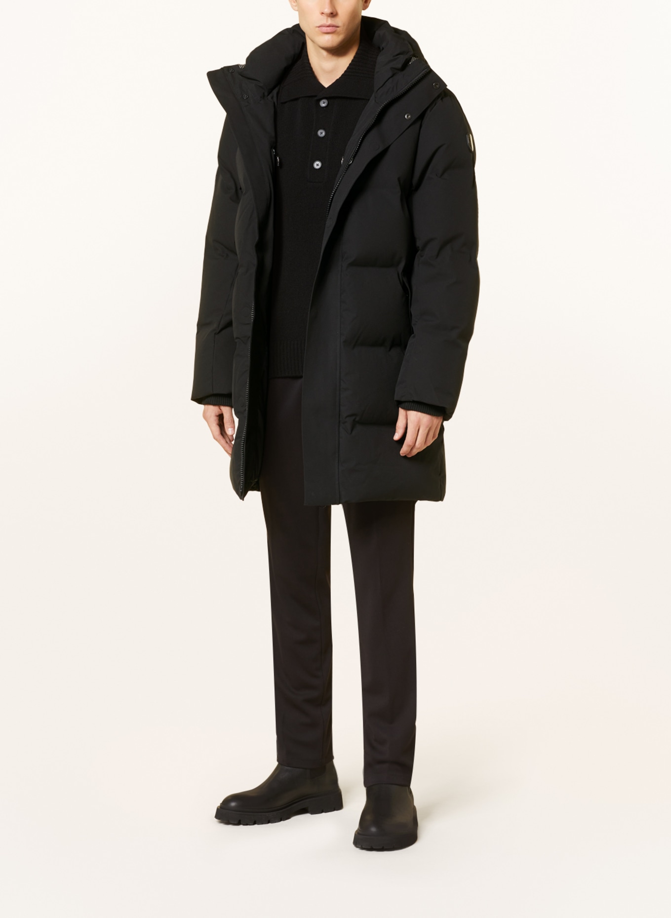 WELLENSTEYN Quilted jacket PAVVA with SORONA®AURA insulation, Color: BLACK (Image 2)