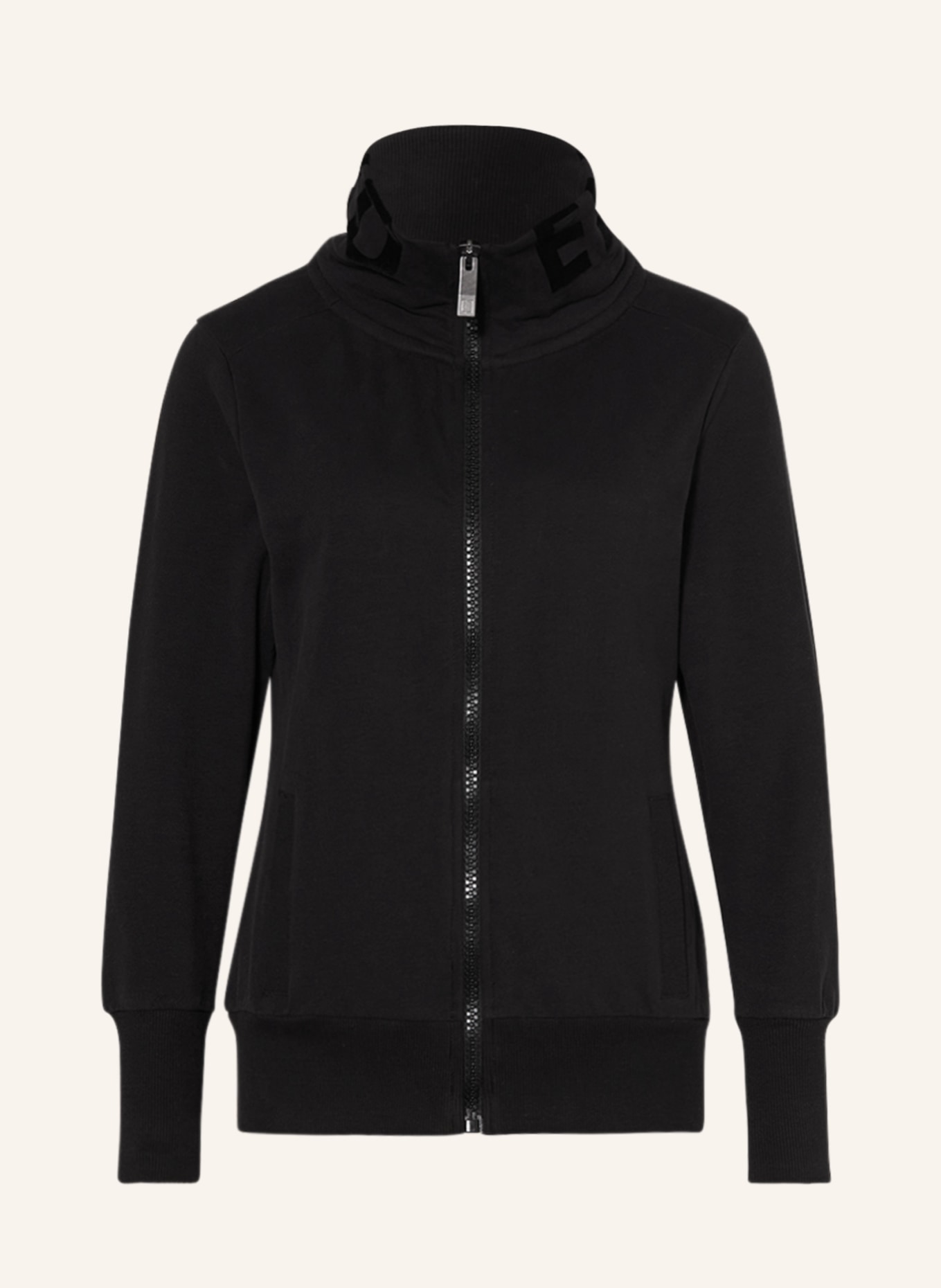 ELBSAND Sweat jacket ALVIS , Color: BLACK (Image 1)