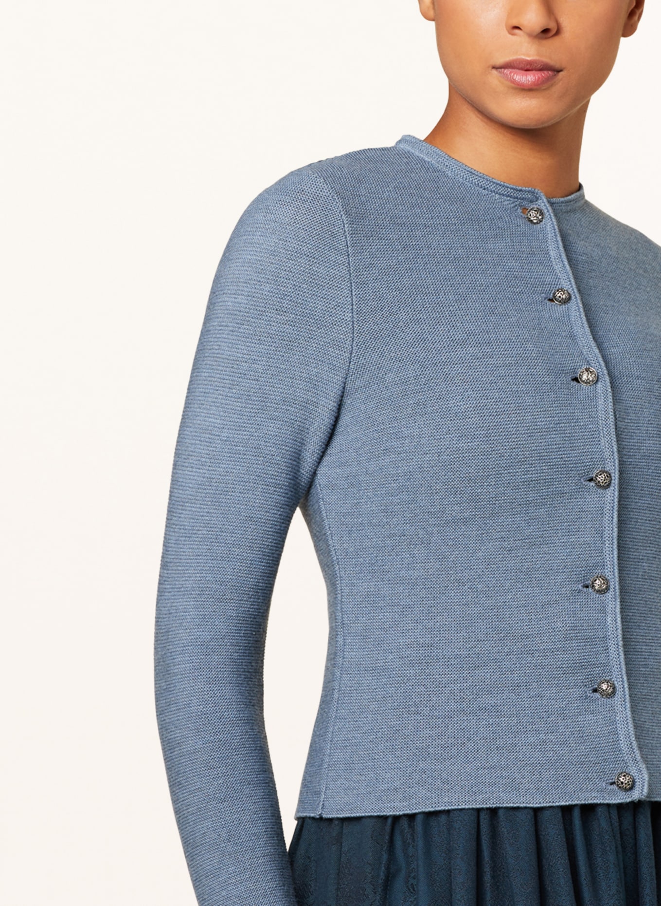 Gottseidank Cardigan ALOISIA: BLUE GRAY