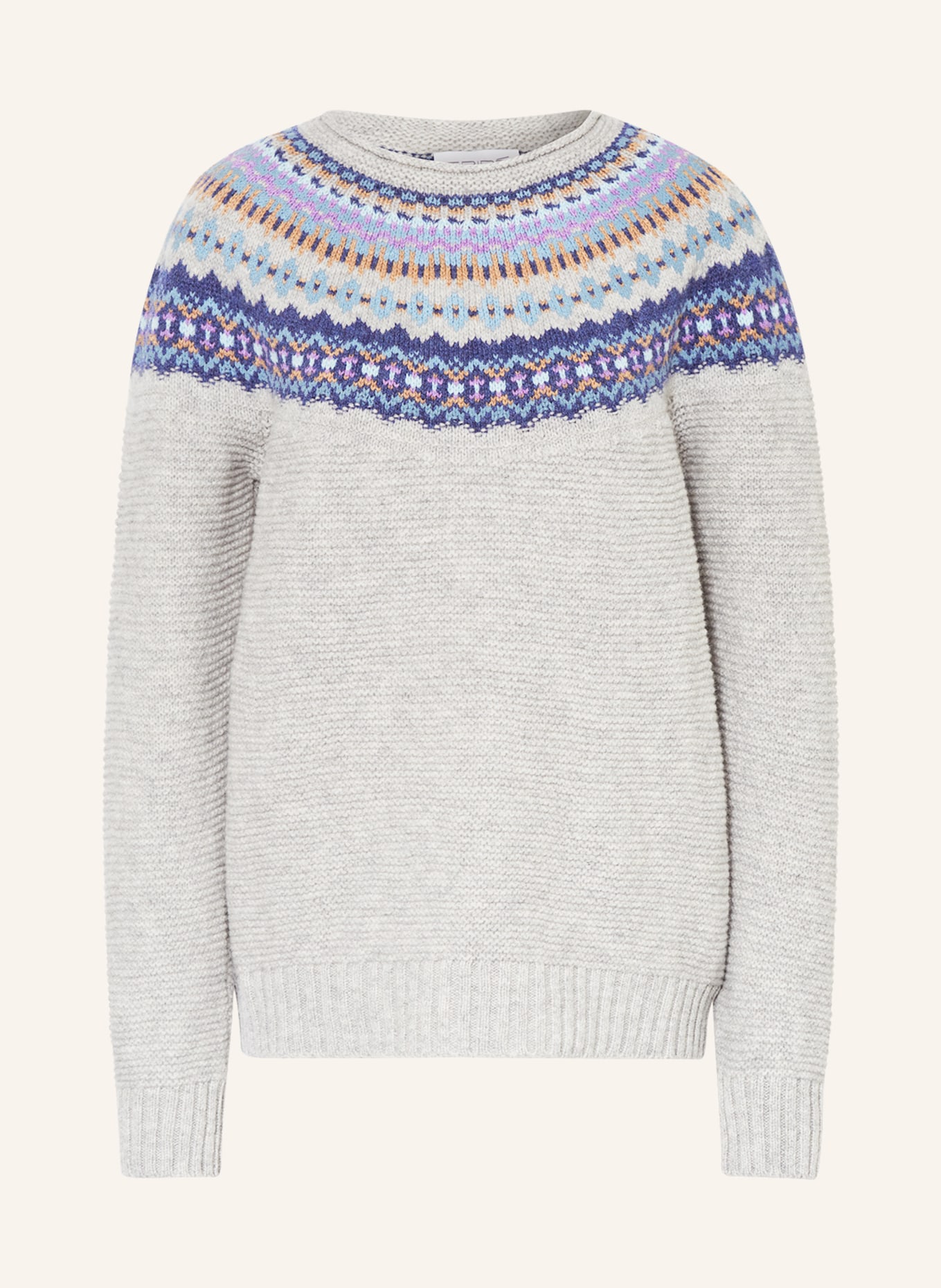 ERIBÉ Sweater STONEYBREK, Color: GRAY/ BLUE/ PURPLE (Image 1)
