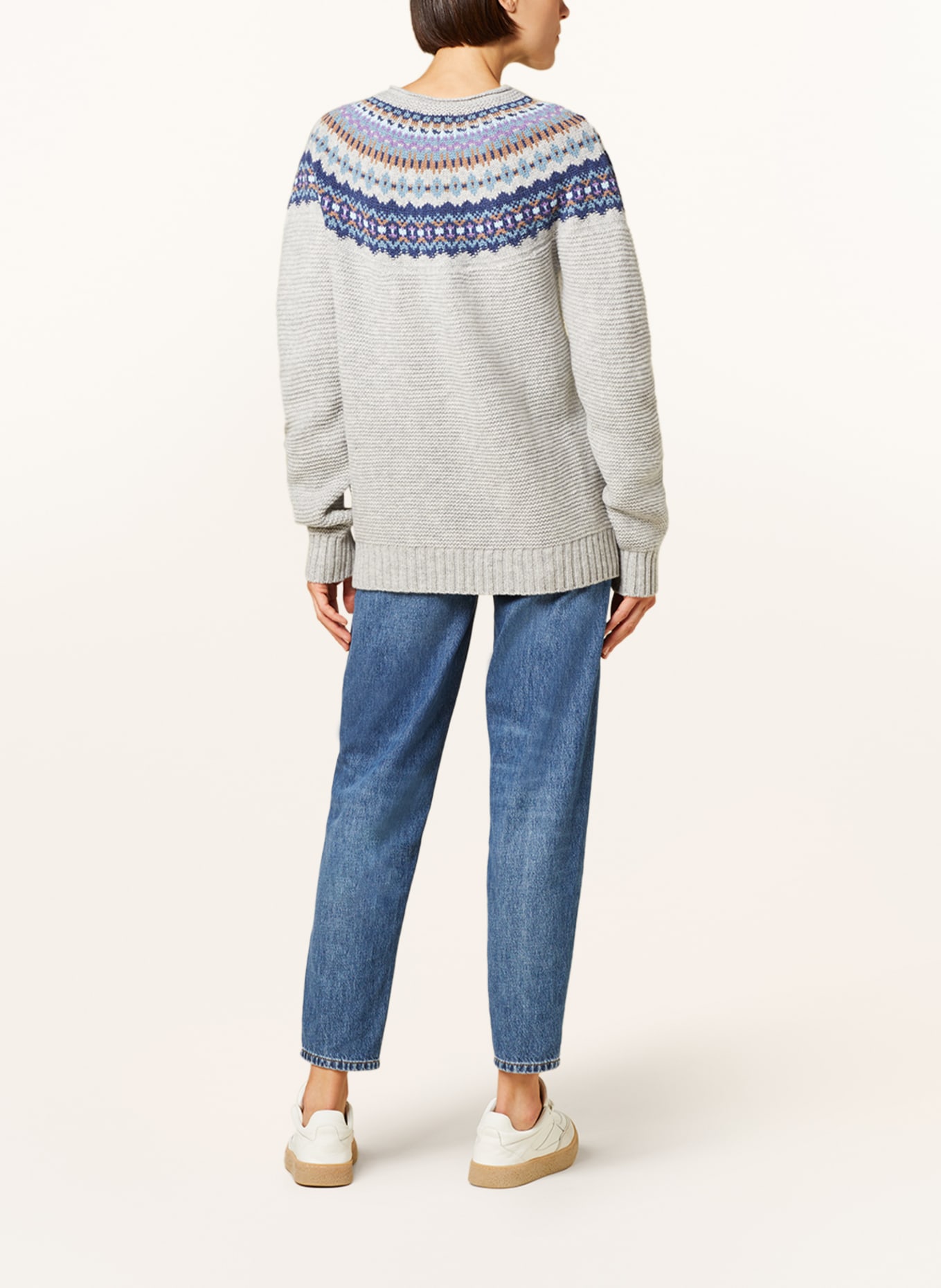 ERIBÉ Sweater STONEYBREK, Color: GRAY/ BLUE/ PURPLE (Image 3)