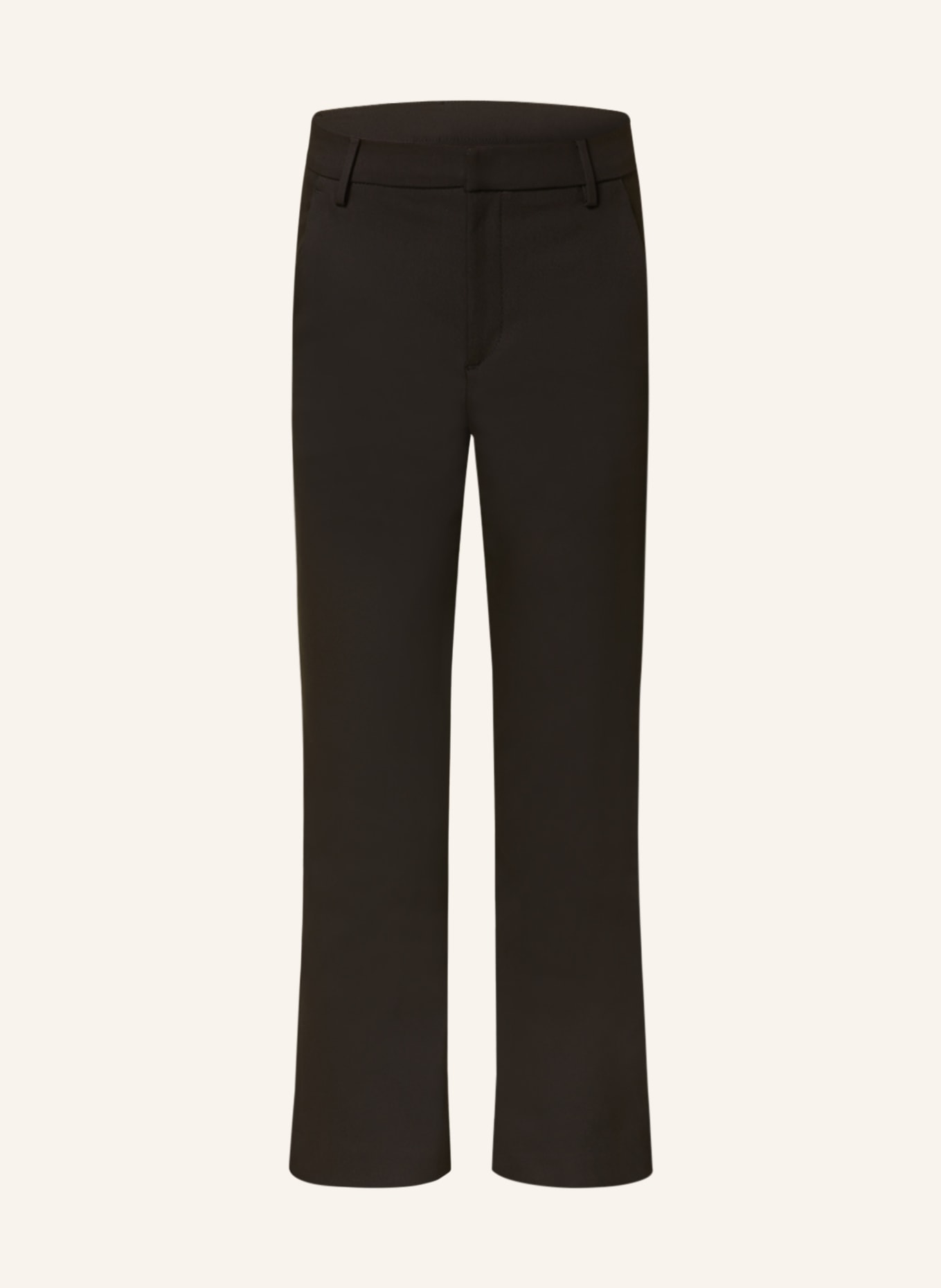 TRUE RELIGION 7/8 pants, Color: BLACK (Image 1)