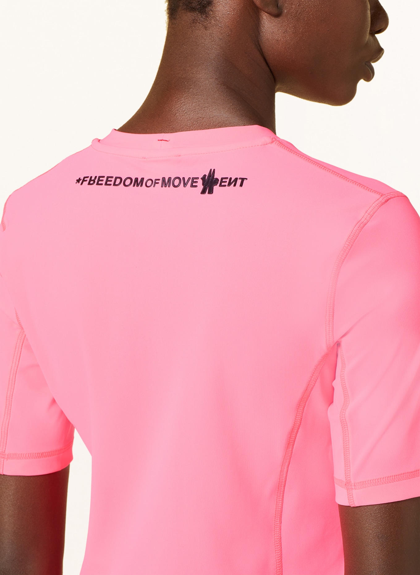 MONCLER GRENOBLE T-Shirt ACTIVEWEAR, Farbe: PINK (Bild 4)