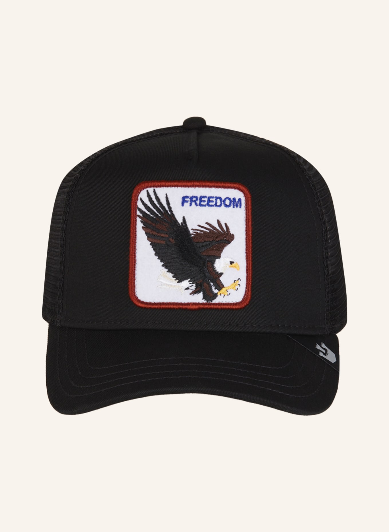 GOORIN BROS. Kšiltovka THE FREEDOM EAGLE: ČERNÁ