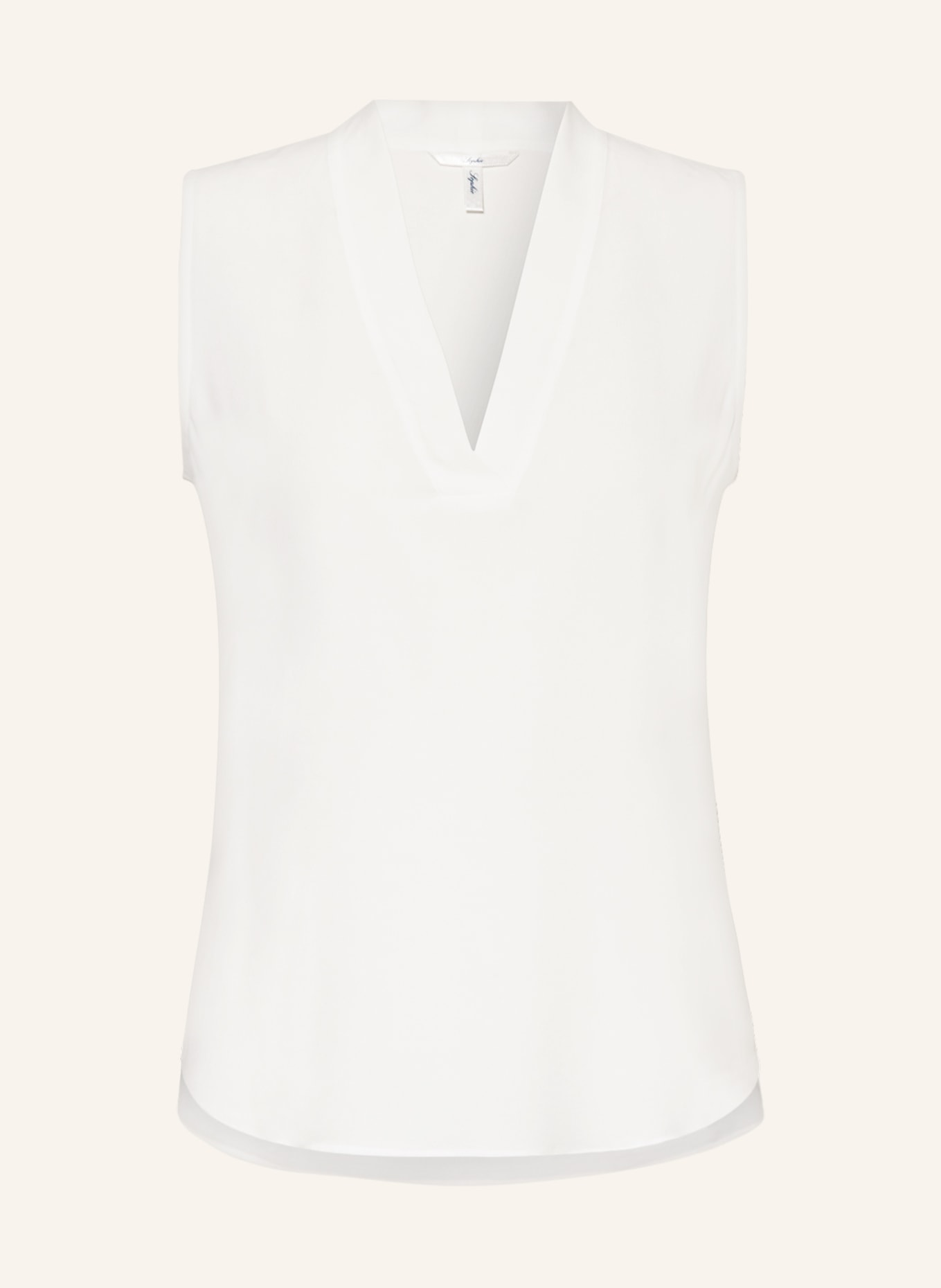 Sophie Blouse top MIR with silk, Color: WHITE (Image 1)