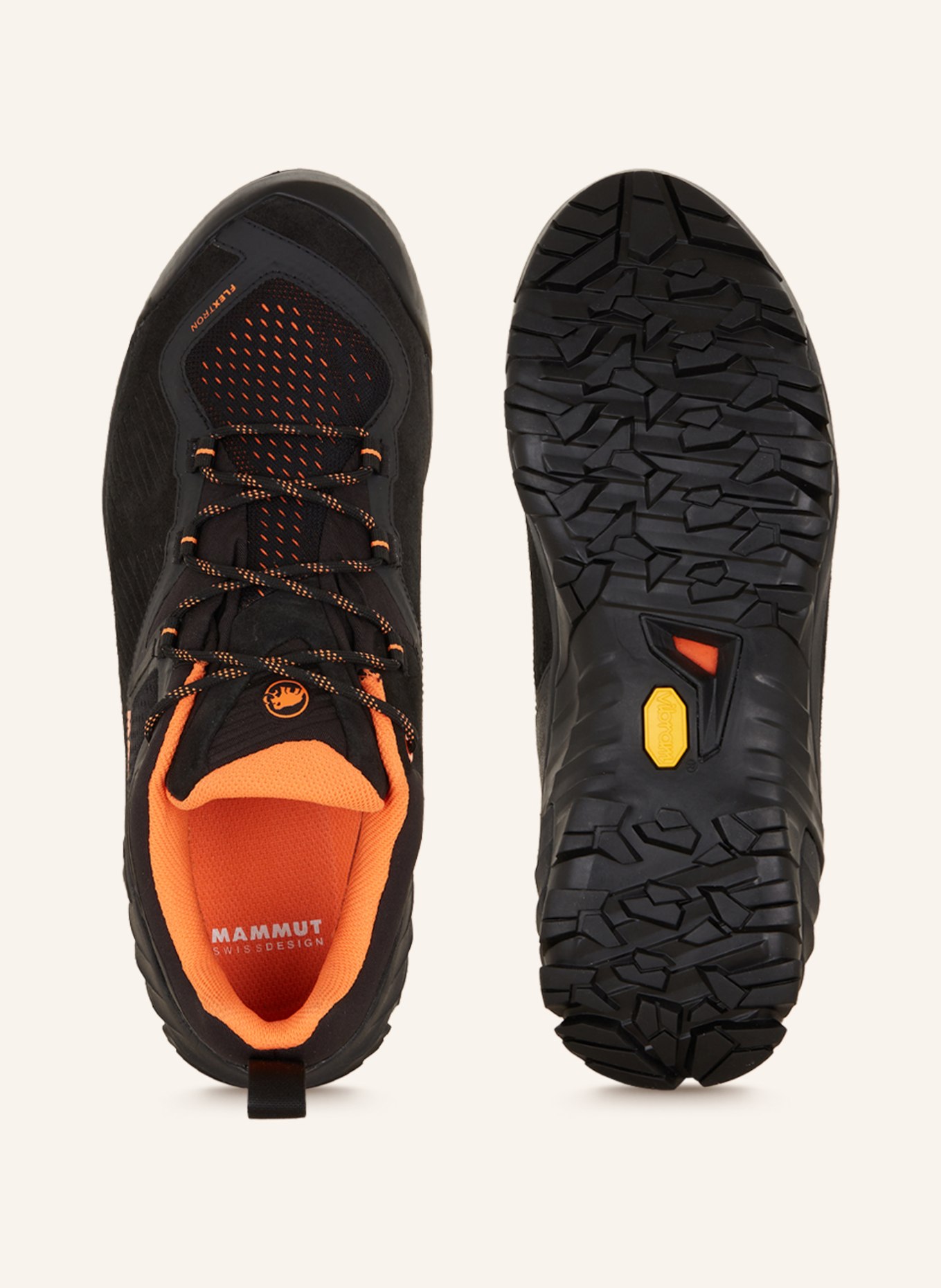 MAMMUT Trekking-Schuhe SAPUEN LOW GTX, Farbe: SCHWARZ/ ORANGE (Bild 5)