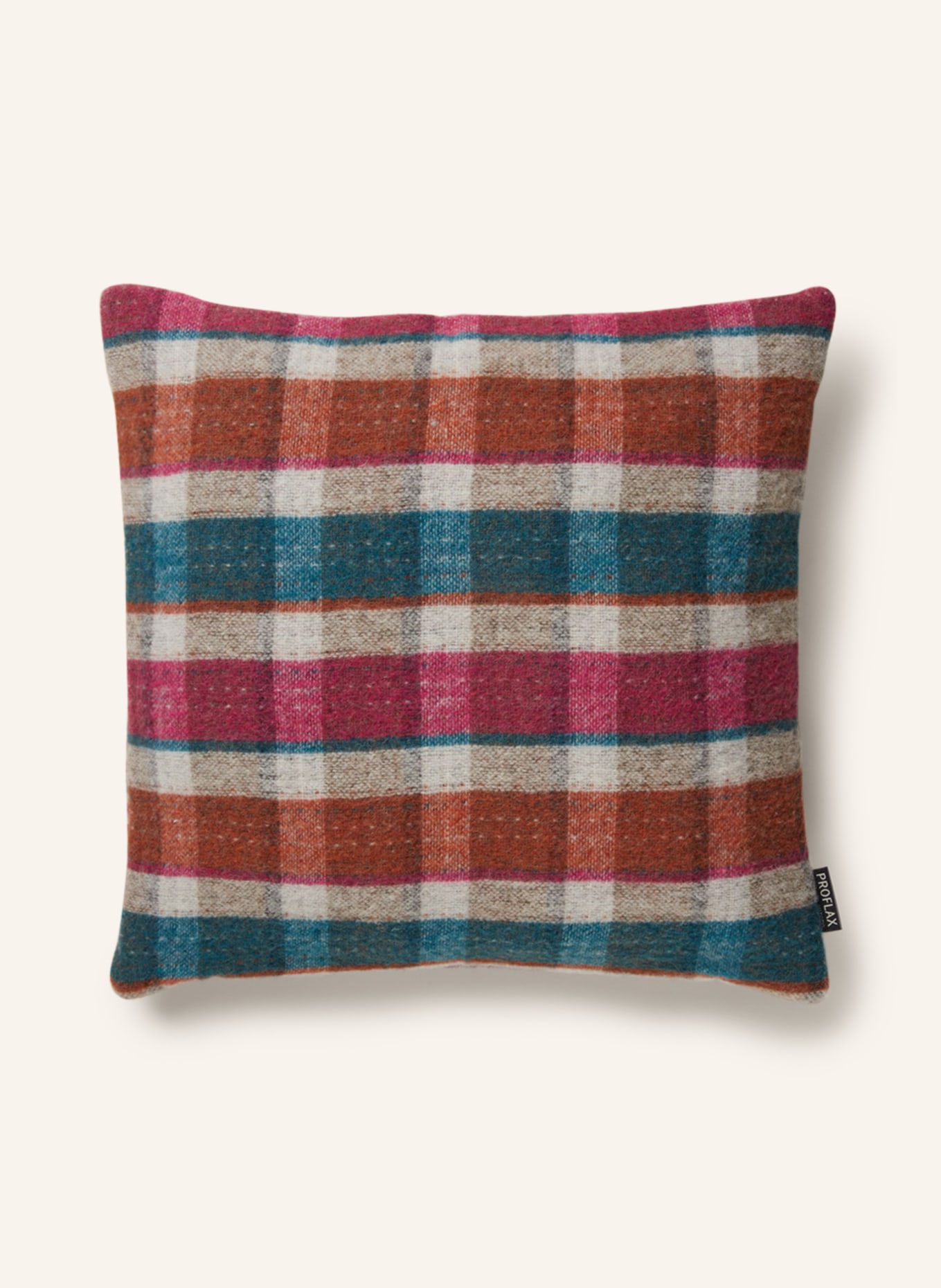 PROFLAX Decorative cushion cover KAROLIN reversible, Color: 916 MULTICOLOR (Image 1)
