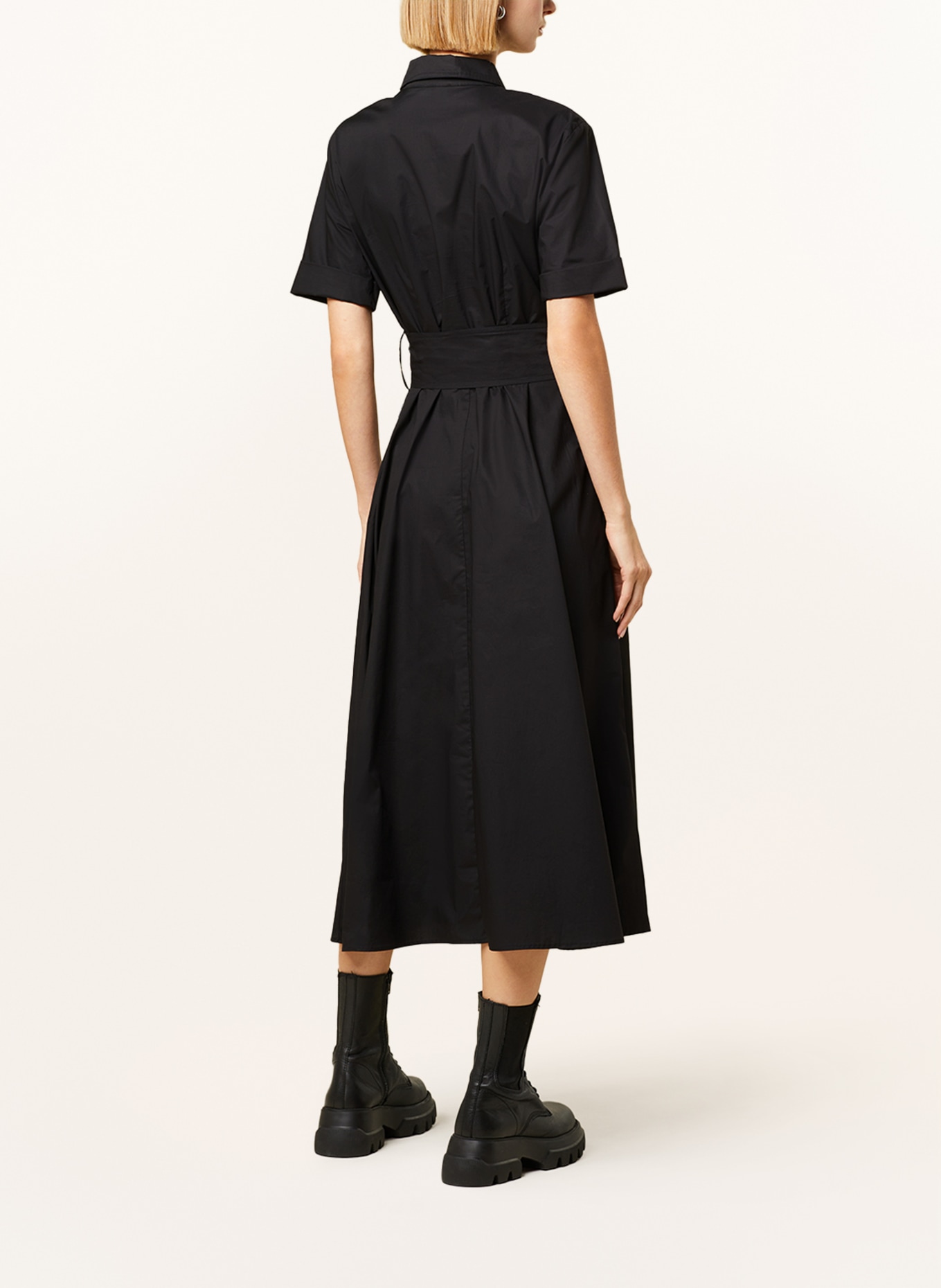 WOOLRICH Shirt dress, Color: BLACK (Image 3)