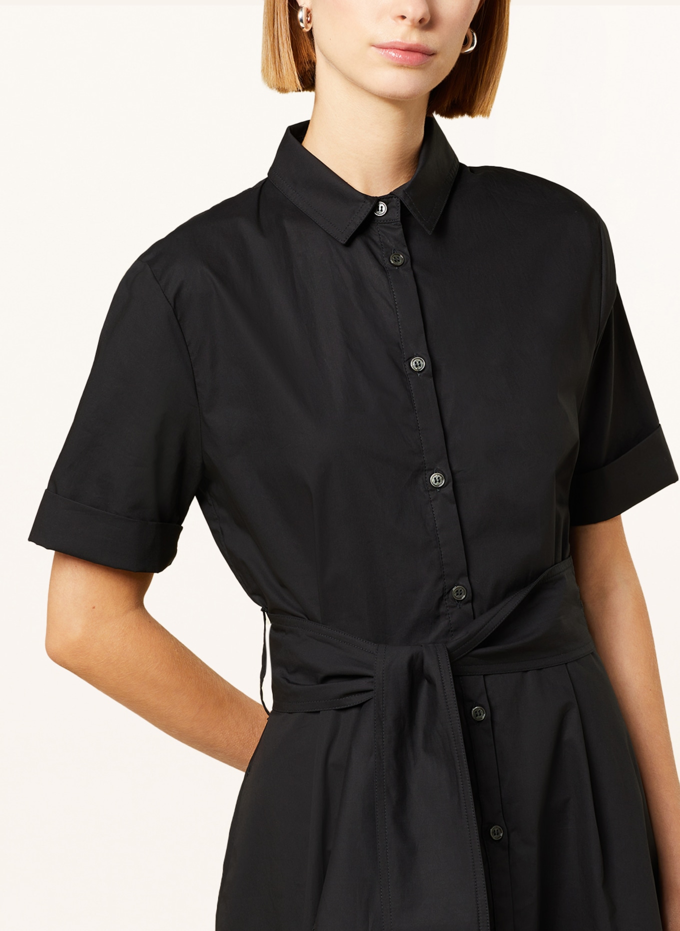 WOOLRICH Shirt dress, Color: BLACK (Image 4)
