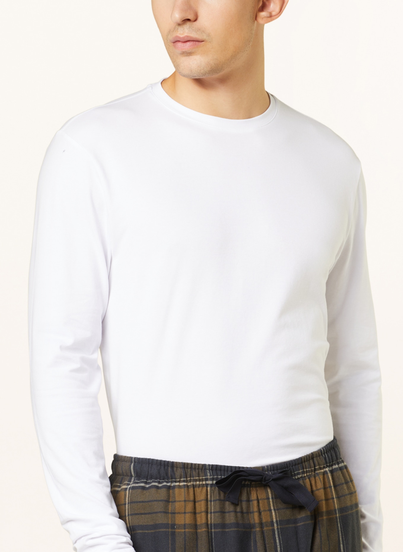mey Lounge shirt series RELAX, Color: WHITE (Image 4)