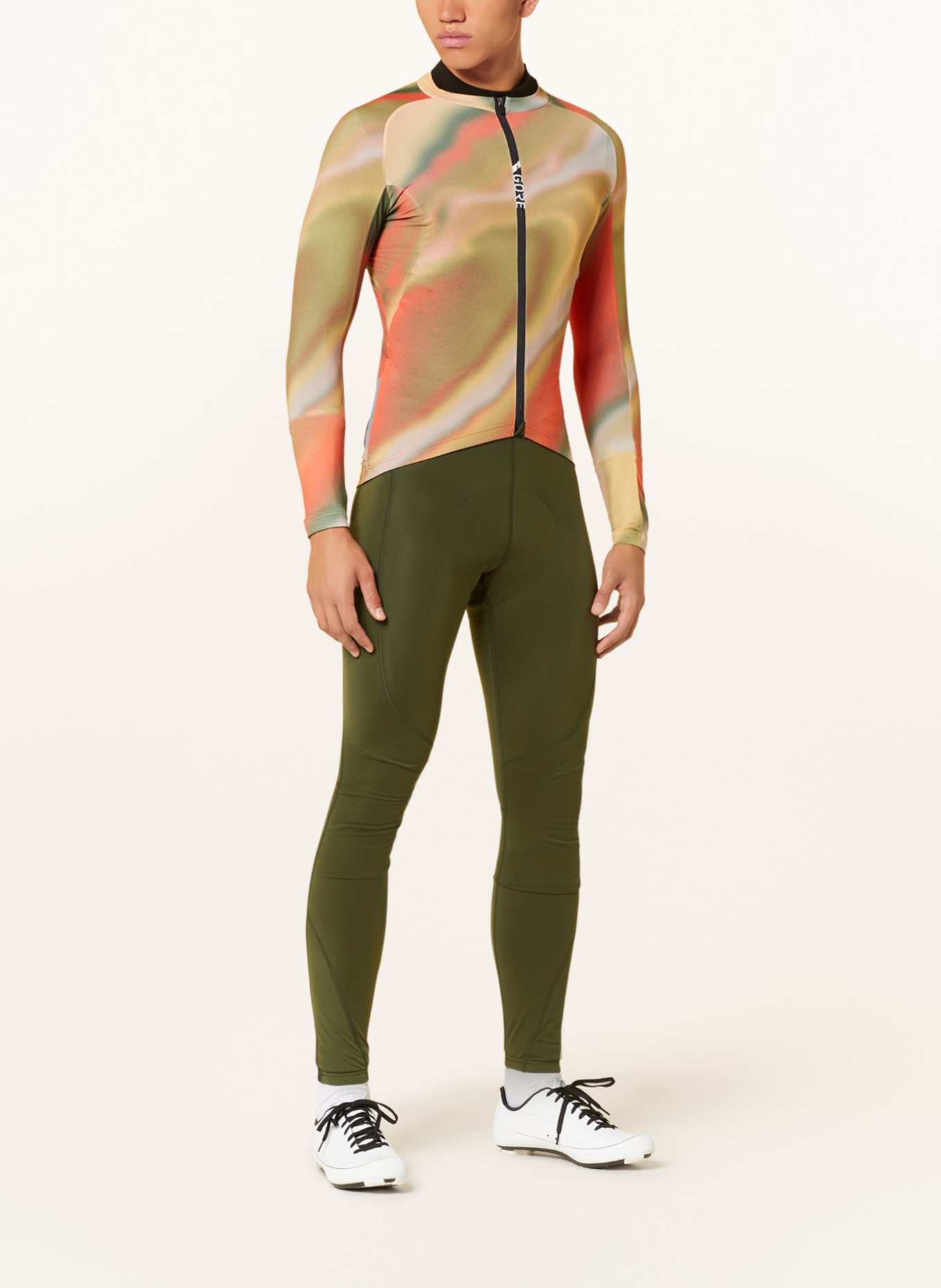 GORE BIKE WEAR Cycling jersey TORRENT, Color: BEIGE/ DARK YELLOW/ ORANGE (Image 2)