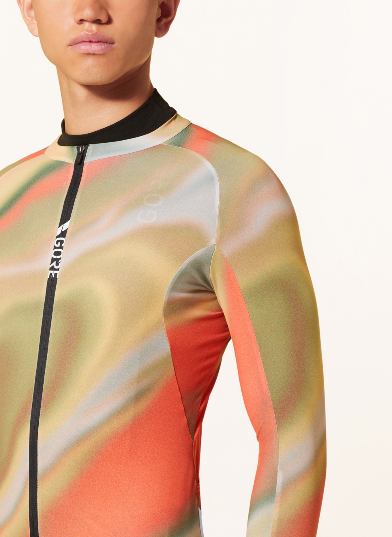GORE BIKE WEAR Cycling jersey TORRENT, Color: BEIGE/ DARK YELLOW/ ORANGE (Image 4)