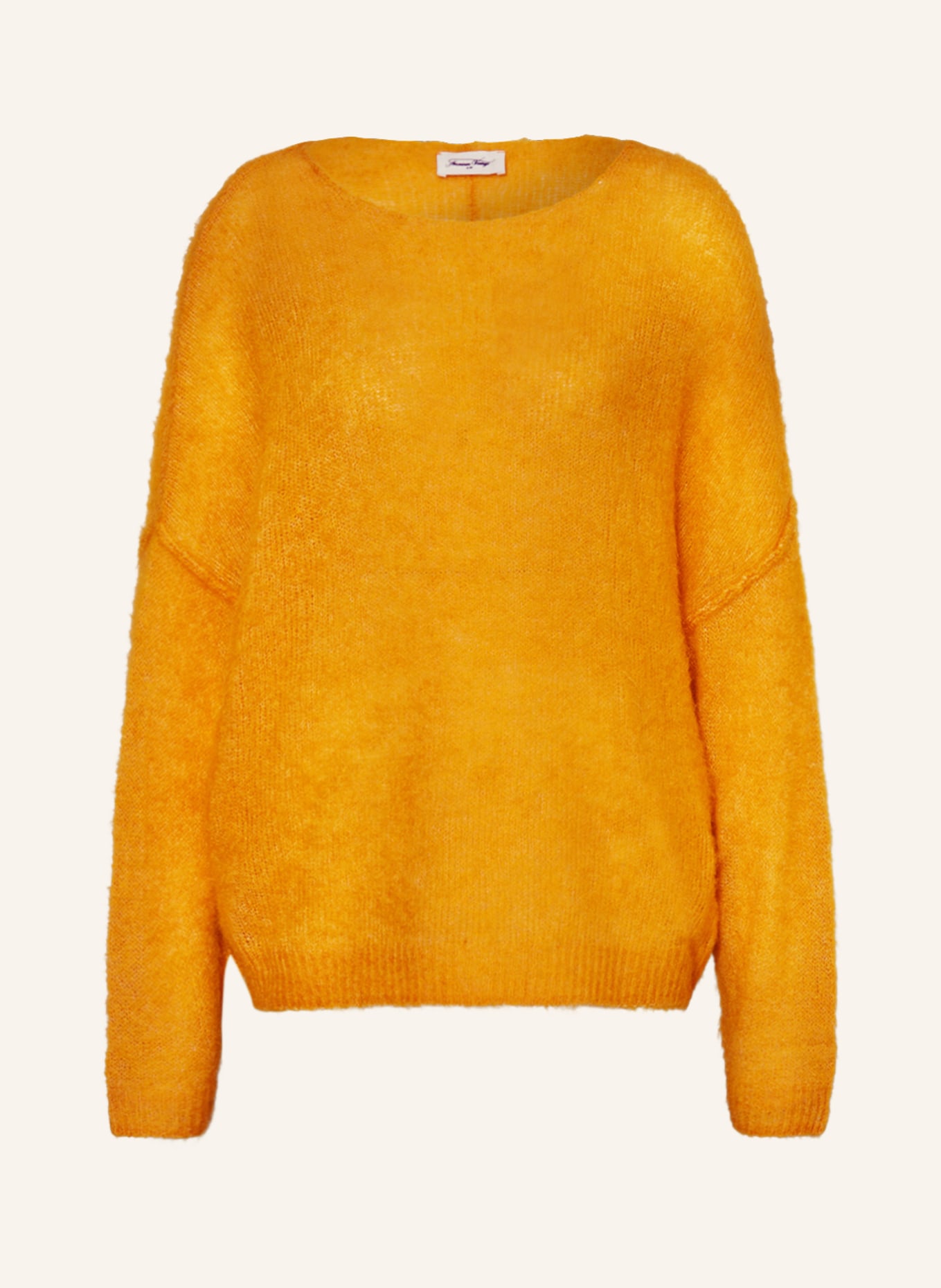 American Vintage Oversized-Pullover YANBAY, Farbe: DUNKELGELB (Bild 1)