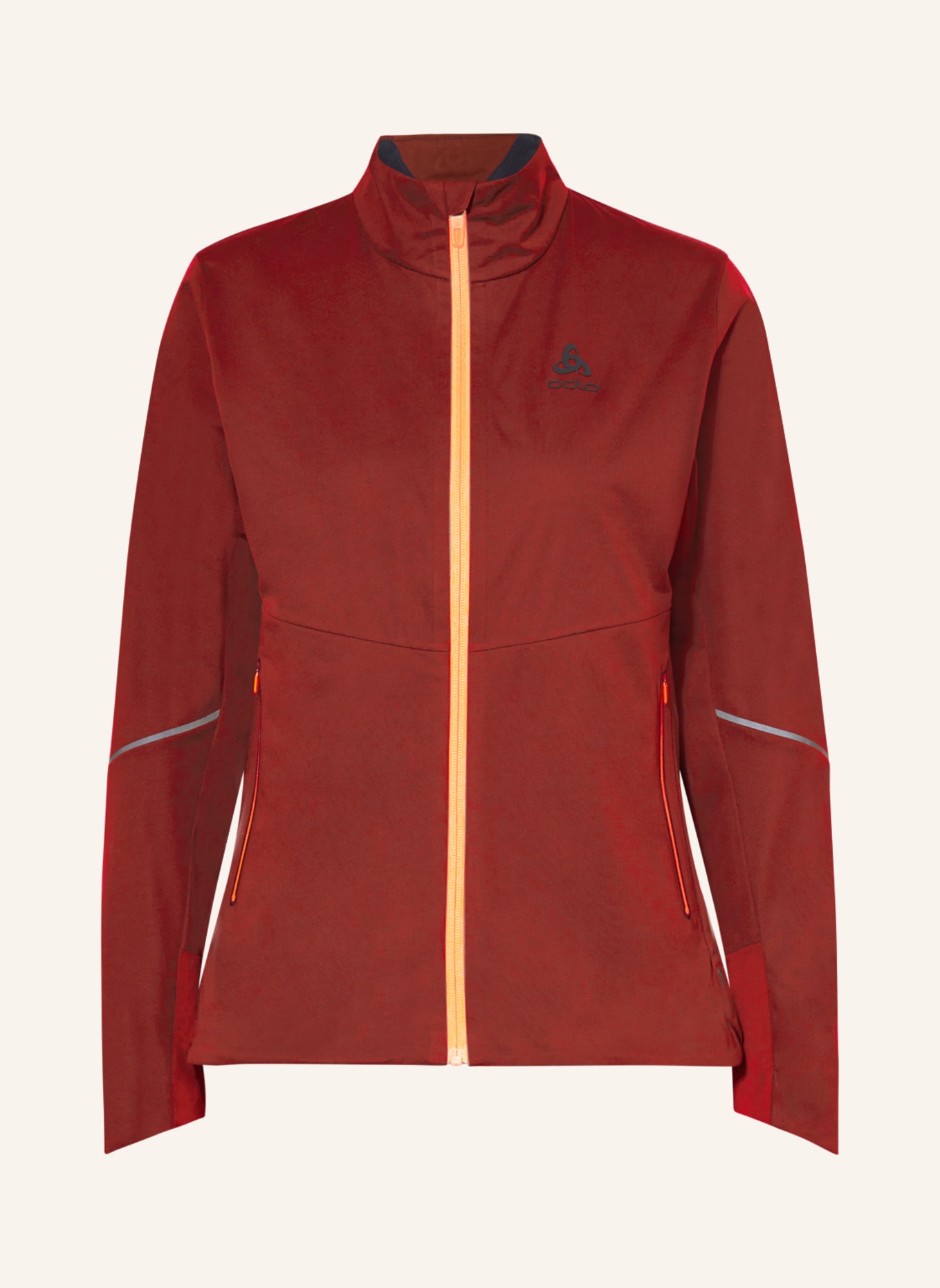 odlo Softshell jacket LANGNES, Color: DARK RED (Image 1)