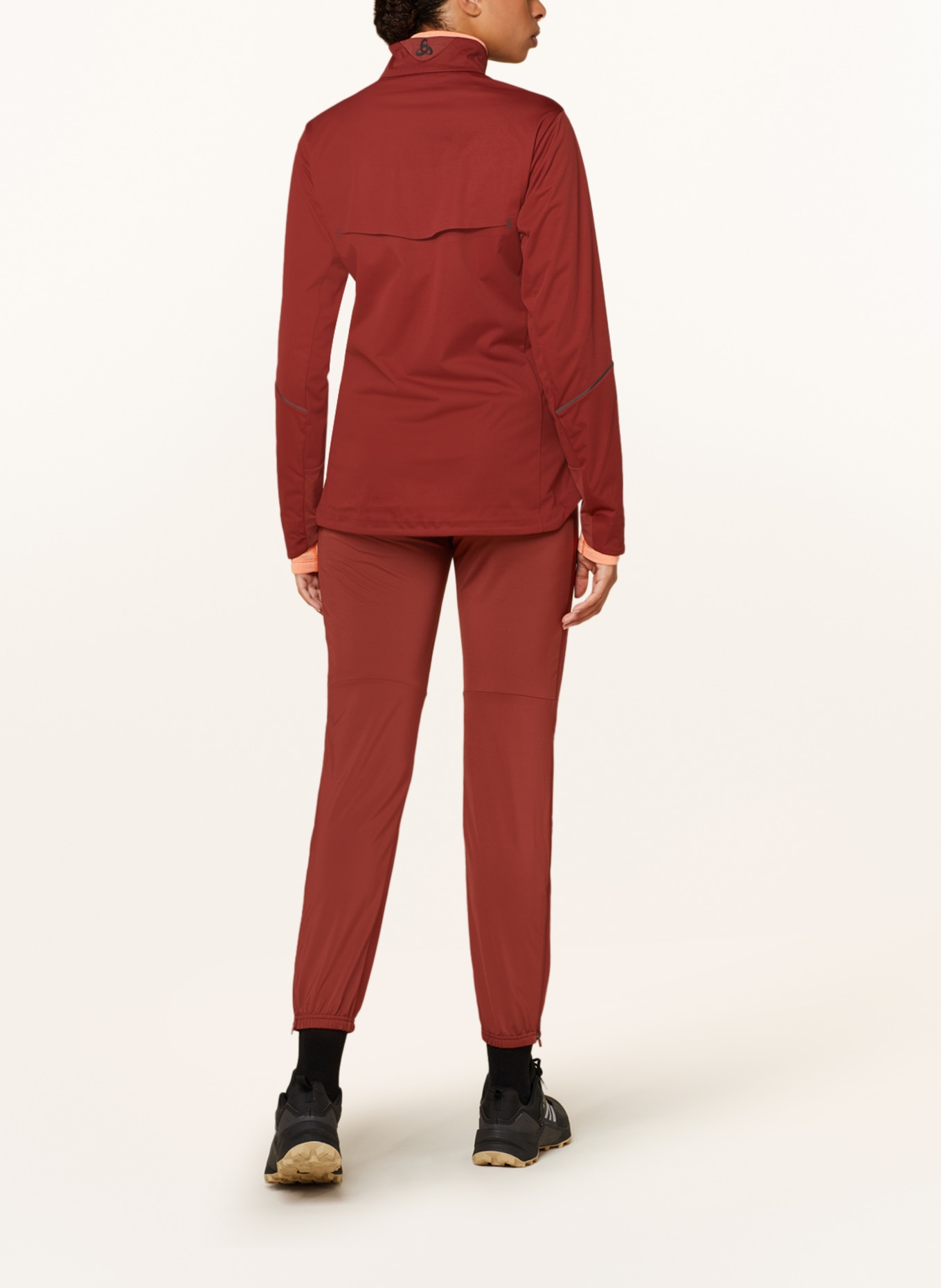 odlo Softshell jacket LANGNES, Color: DARK RED (Image 3)