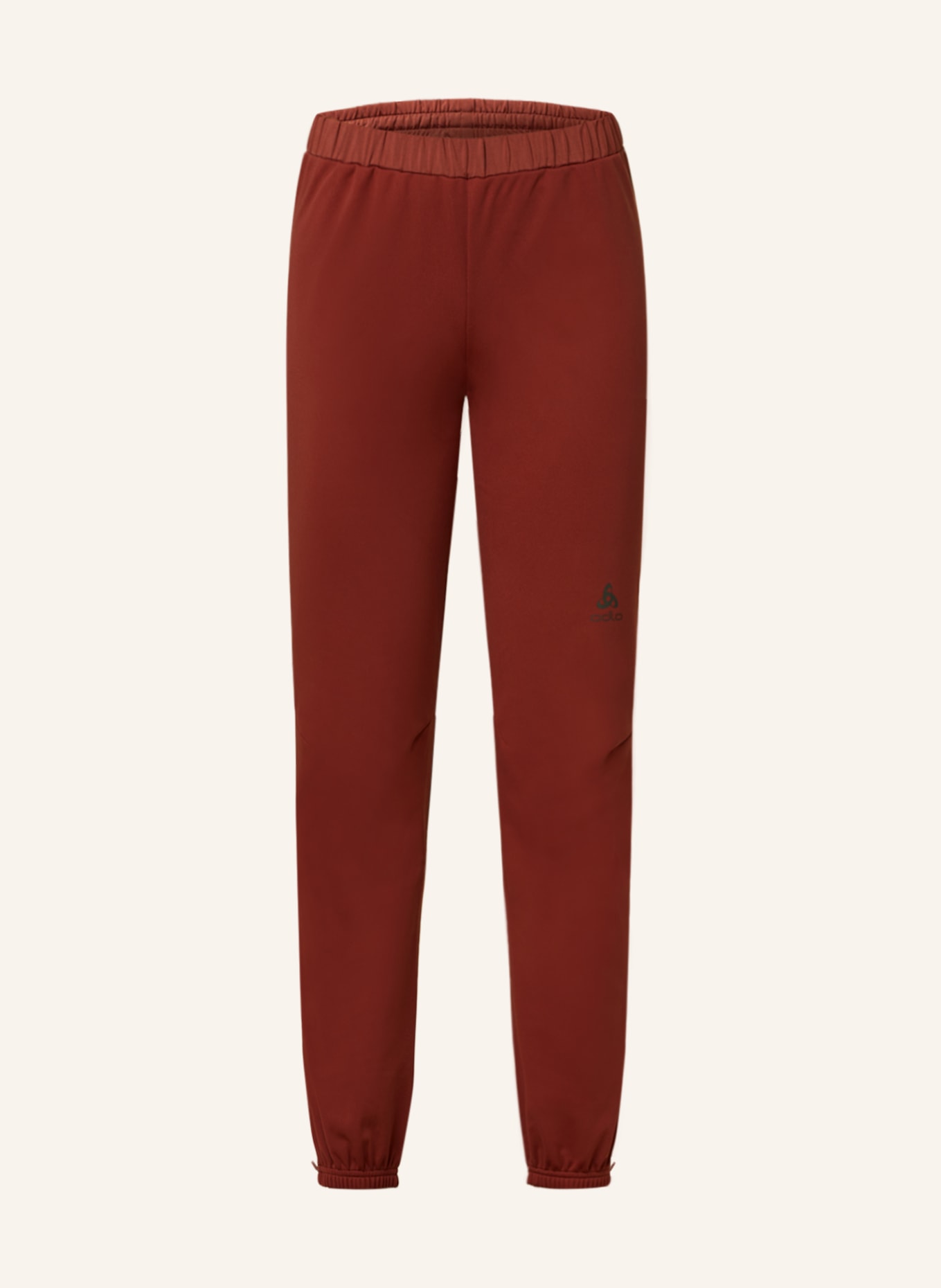 odlo Running pants BRENSHOLMEN, Color: DARK RED (Image 1)