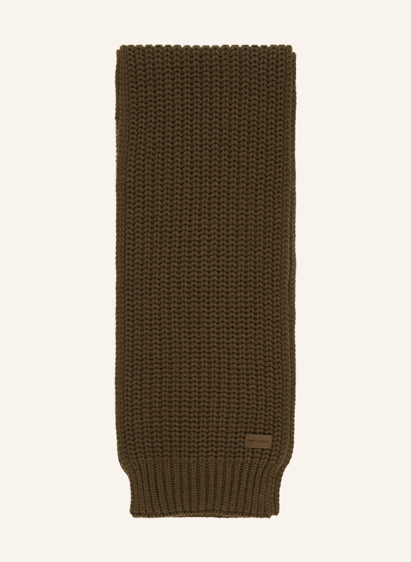 SAINT LAURENT Cashmere-Schal, Farbe: OLIV (Bild 1)