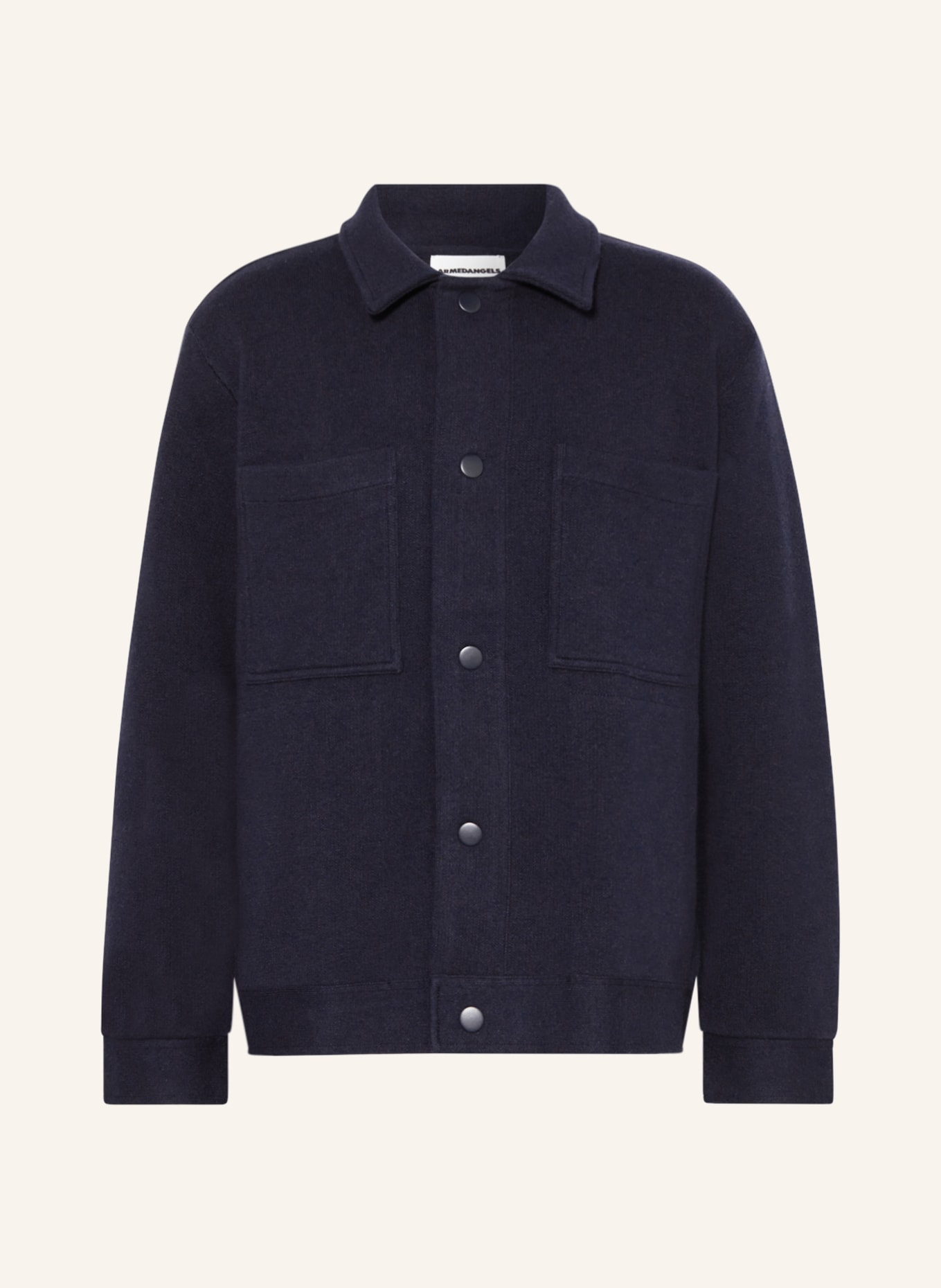 ARMEDANGELS Kardigan ALMAAROK: GRANATOWY