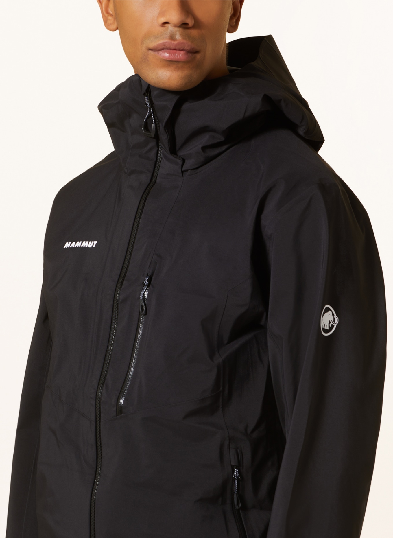 MAMMUT Hardshell ski jacket STONEY, Color: BLACK (Image 5)