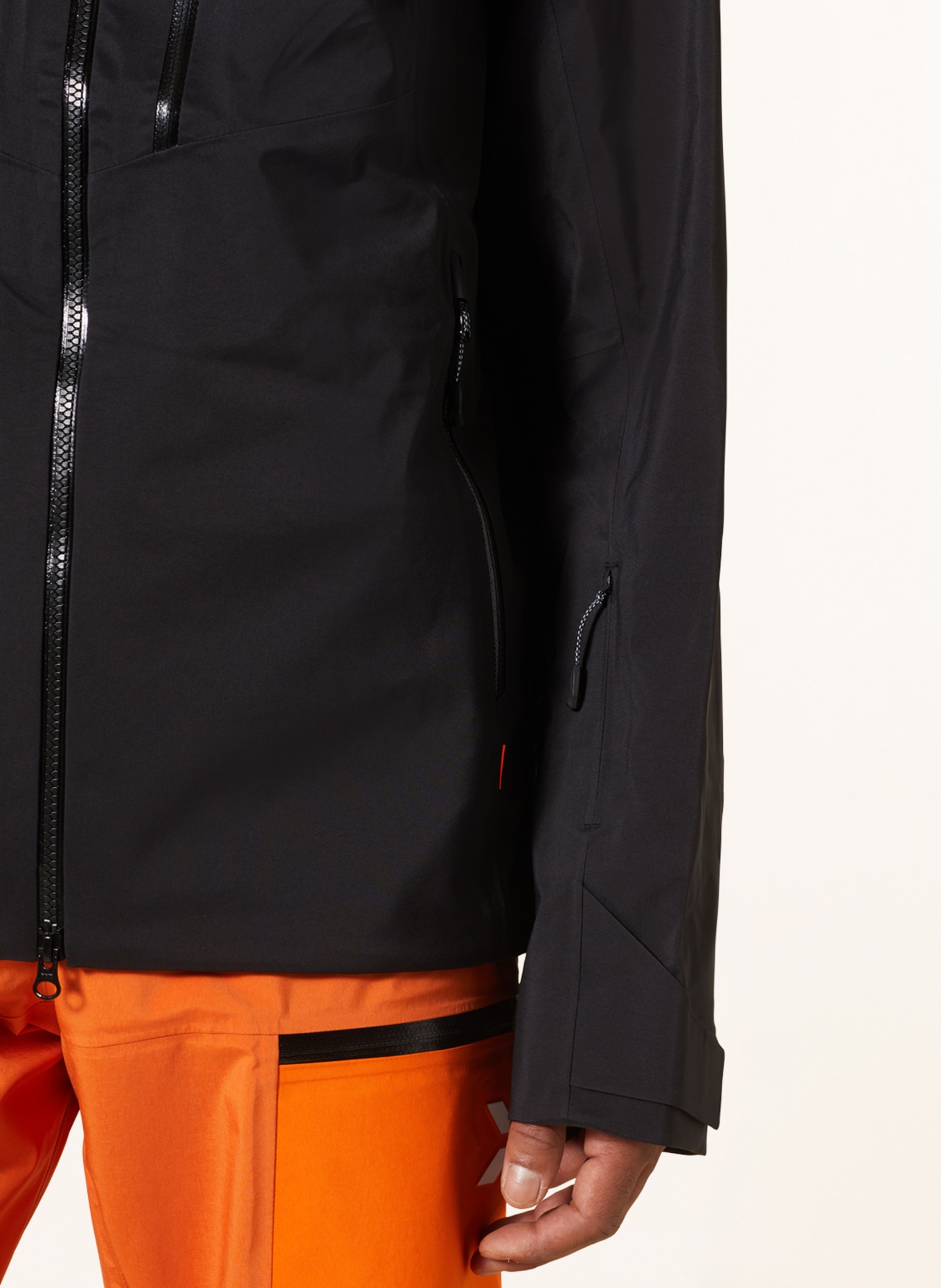 MAMMUT Hardshell ski jacket STONEY, Color: BLACK (Image 7)
