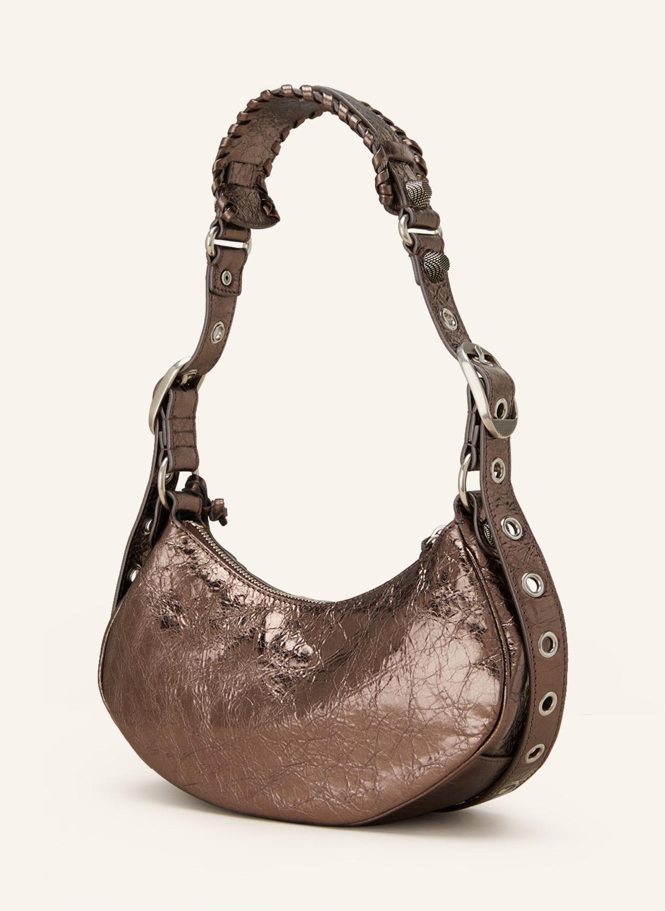 BALENCIAGA Torebka LE CAGOLE XS: BRĄZOWY