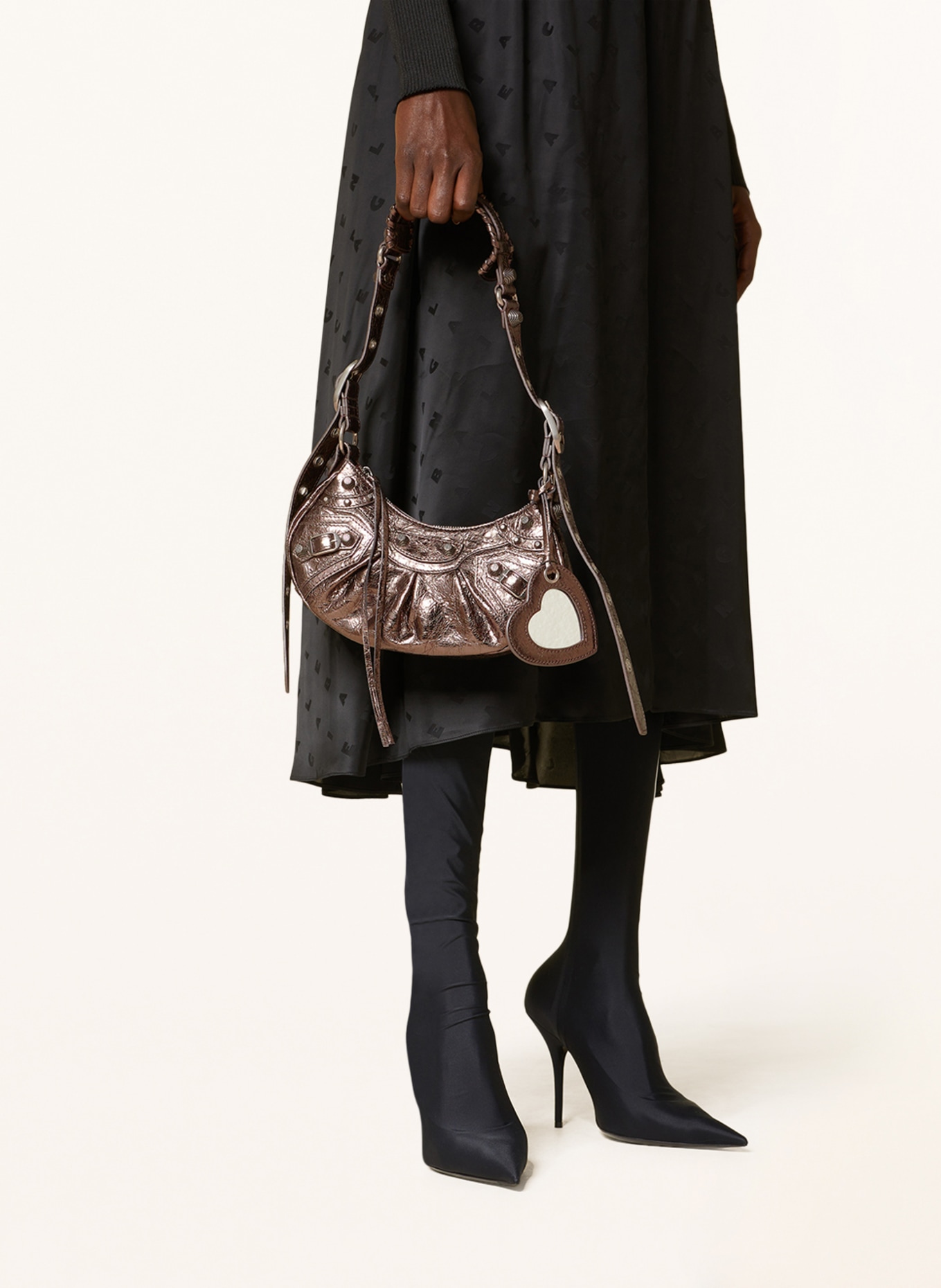 BALENCIAGA Torebka LE CAGOLE XS: BRĄZOWY