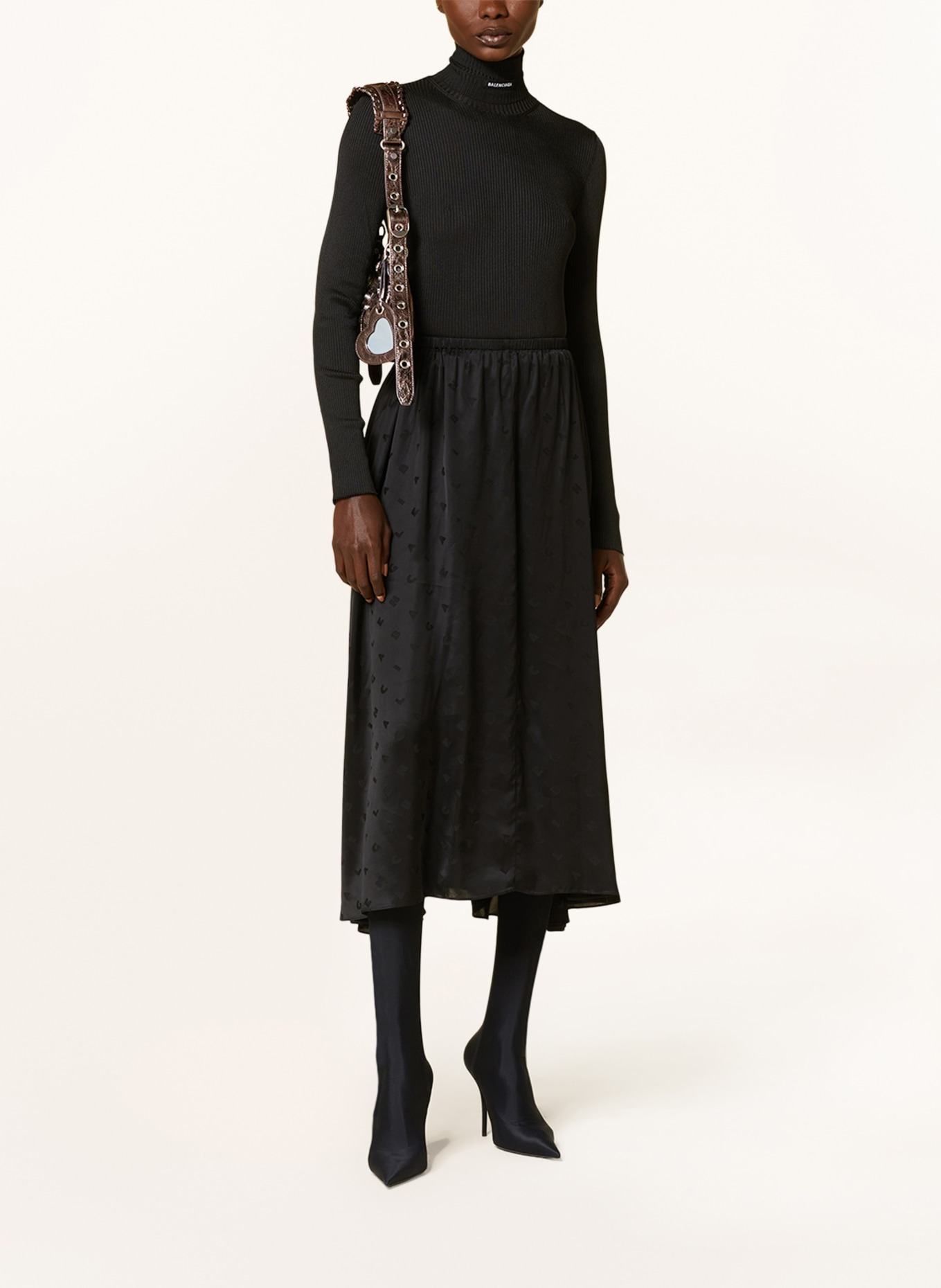 BALENCIAGA Torebka LE CAGOLE XS: BRĄZOWY