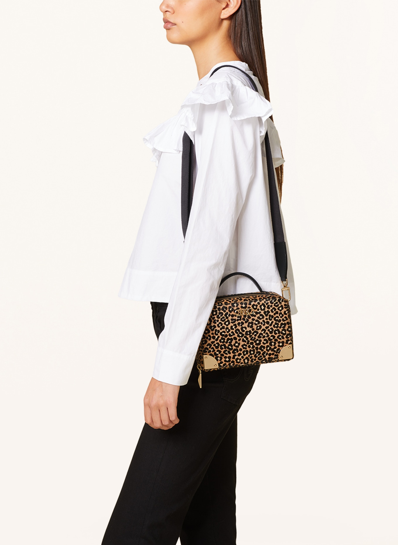 MICHAEL Michael Kors Ginny Leopard Print Cross-body Bag