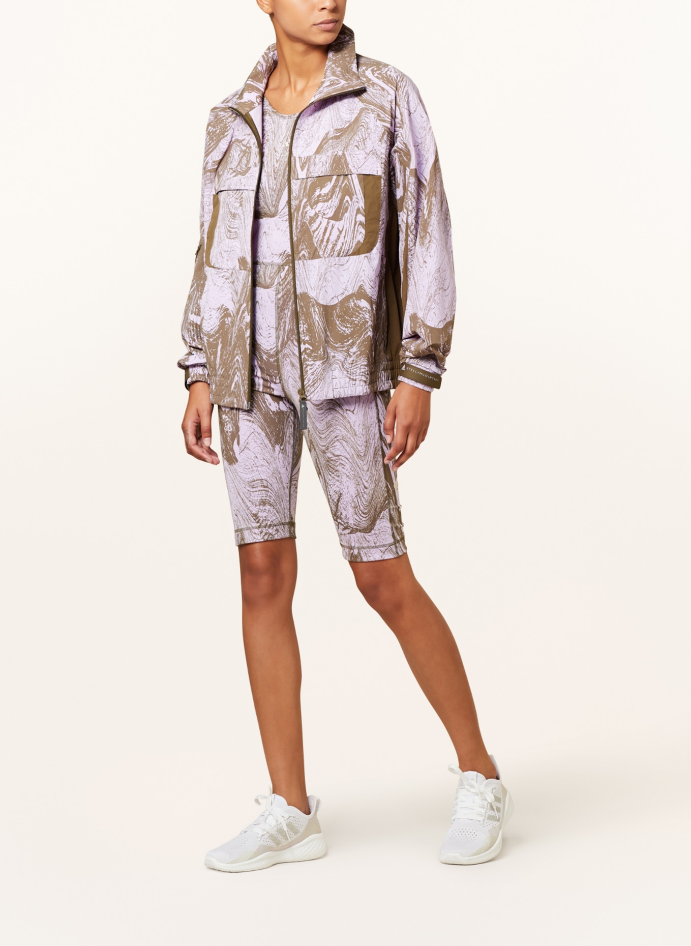 adidas by Stella McCartney Training jacket TRUECASUALS, Color: PURPLE/ OLIVE (Image 2)