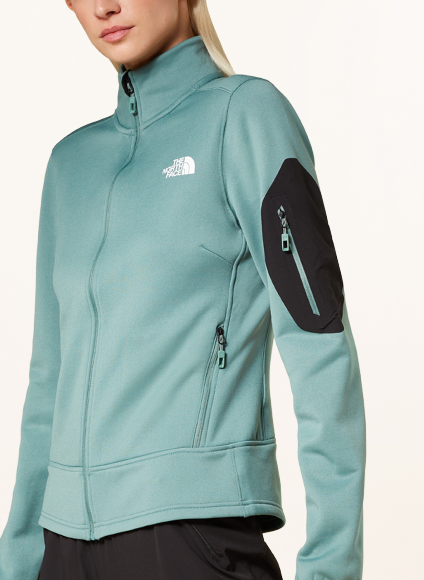 THE NORTH FACE Mid-layer jacket MISTY ESCAPE, Color: GREEN (Image 4)