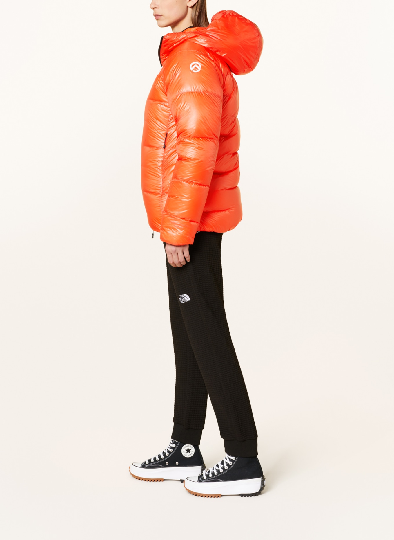 THE NORTH FACE Lightweight down jacket SUMMIT PUMORI in orange