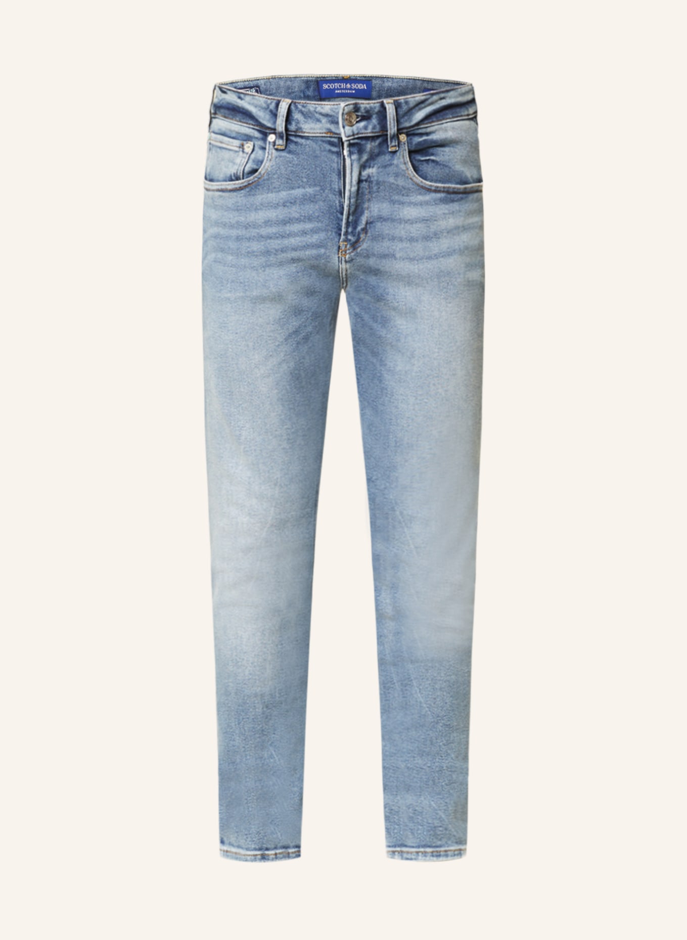 SCOTCH & SODA Jeans THE DROP Regular Tapered Fit, Farbe: 3625 Aqua Blue (Bild 1)