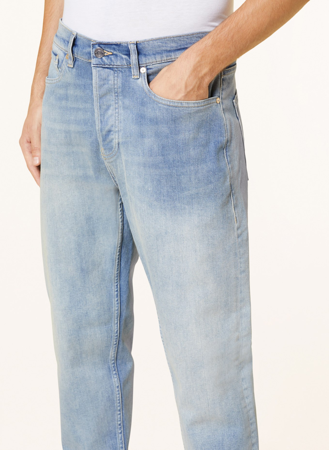 SCOTCH & SODA Jeans THE DROP regular tapered fit, Color: 3625 Aqua Blue (Image 5)