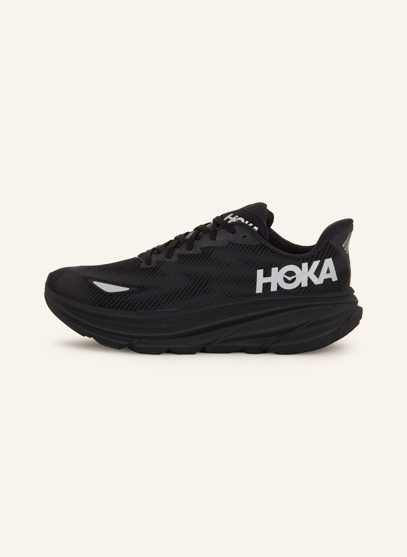 Black hoka shop running shoes