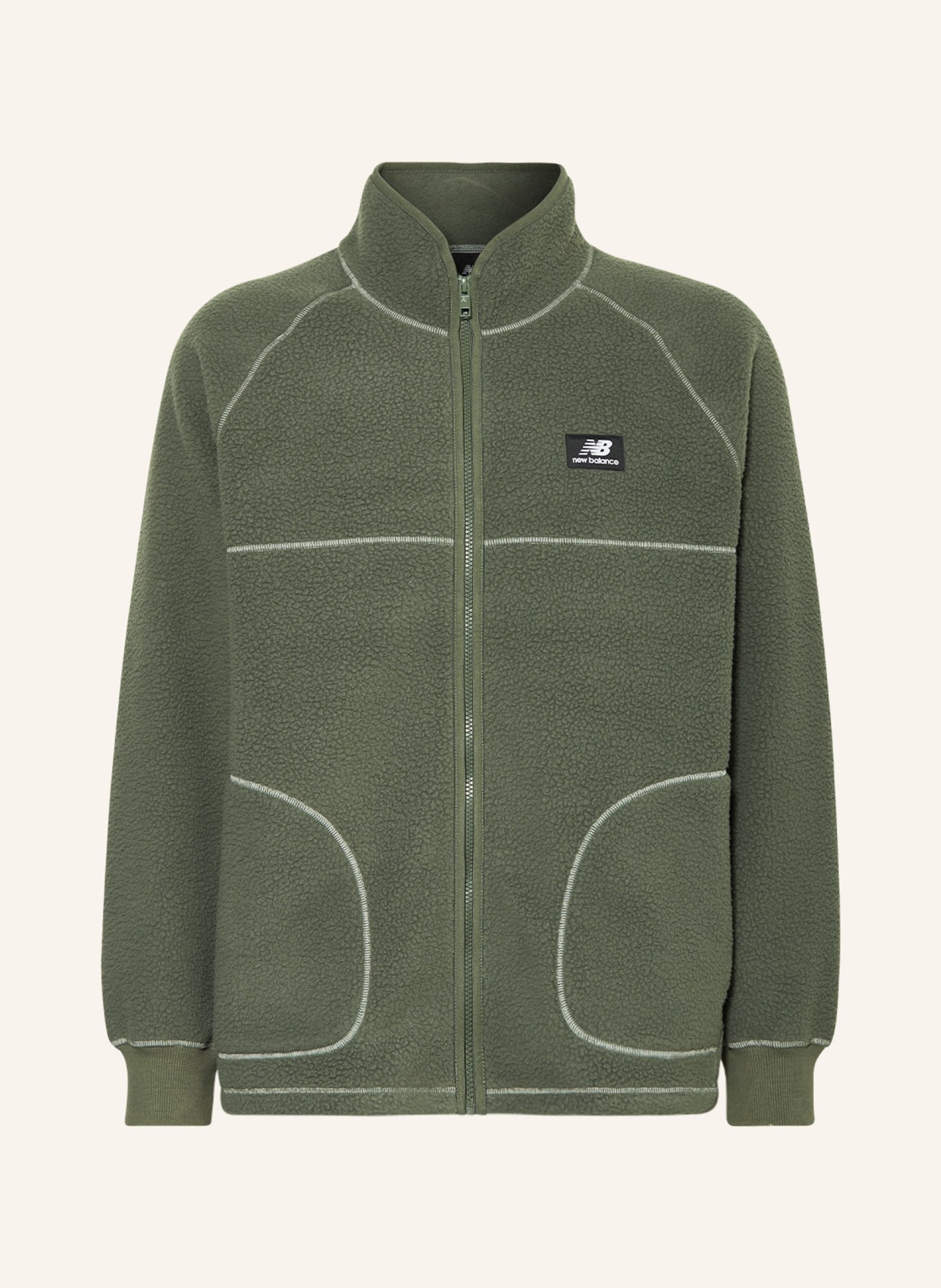 new balance Fleece jacket ATHLETICS, Color: OLIVE (Image 1)
