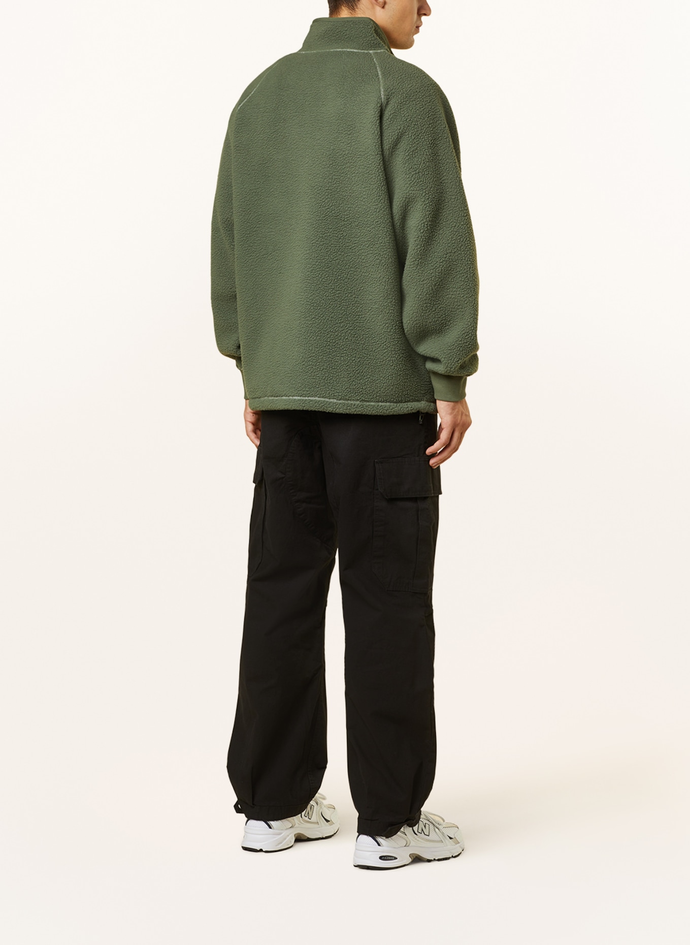 new balance Fleece jacket ATHLETICS, Color: OLIVE (Image 3)