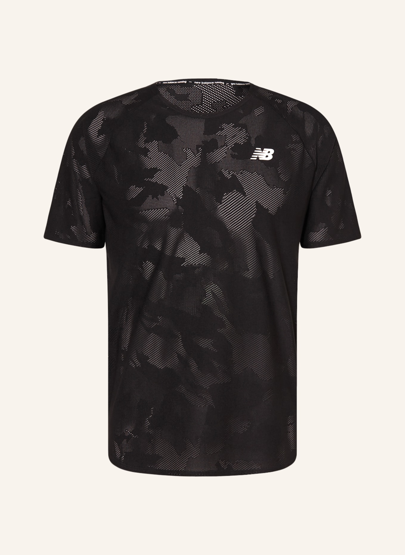 new balance Running shirt SPEED, Color: BLACK (Image 1)