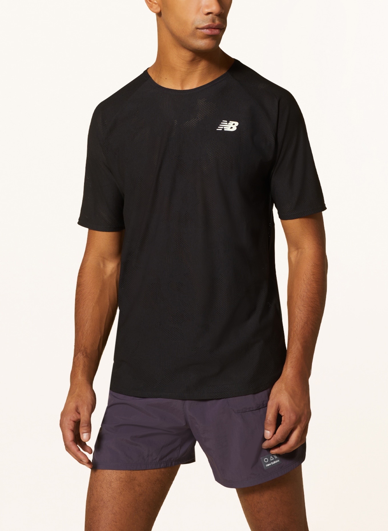 new balance Running shirt SPEED, Color: BLACK (Image 4)
