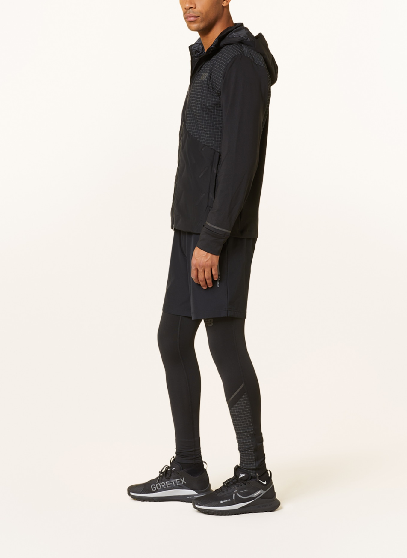 new balance Running jacket IMPACT RUN LUMINOUS HEAT, Color: BLACK/ WHITE (Image 4)